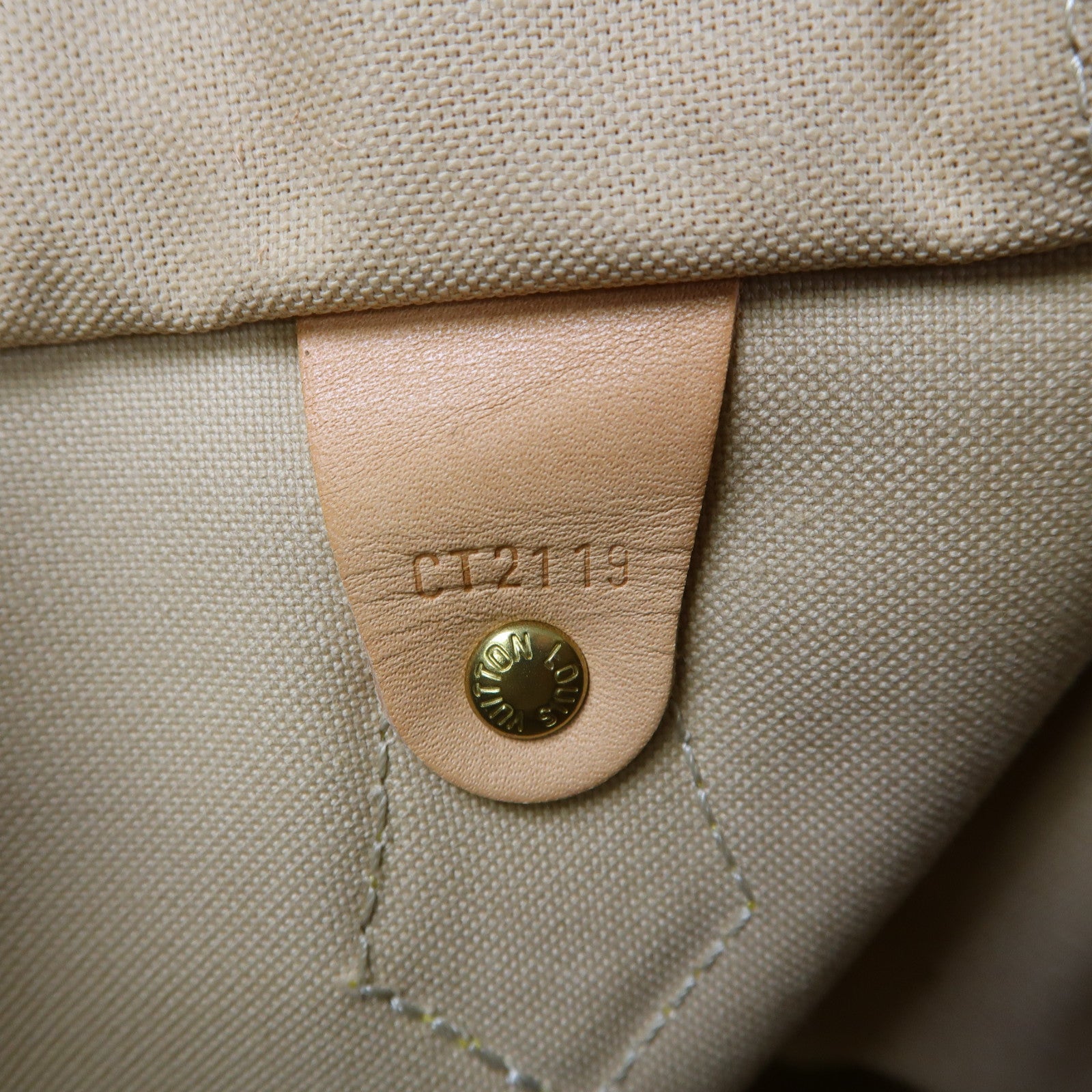 LOUIS VUITTON Damier Azur Speedy Bandoulière 25金扣手挽肩背兩用袋白色