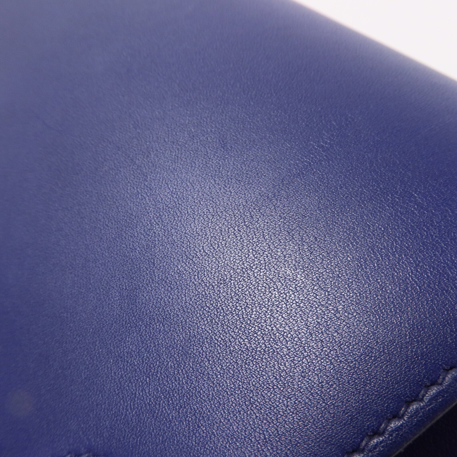 HERMES Evercolor皮革Roulis Mini肩背袋Bleu Encre