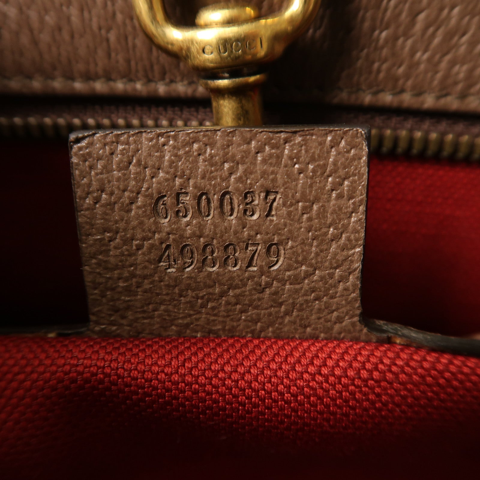 GUCCI 塗層帆布/牛皮皮革Gucci x Disney Donald Duck金扣手挽袋