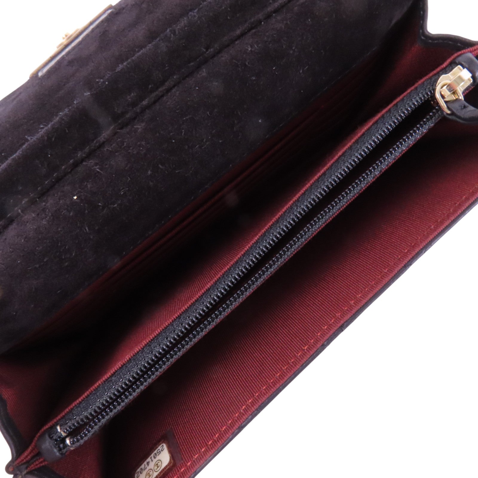 CHANEL 牛皮皮革Archi Chic Square WOC金扣鏈帶肩背袋