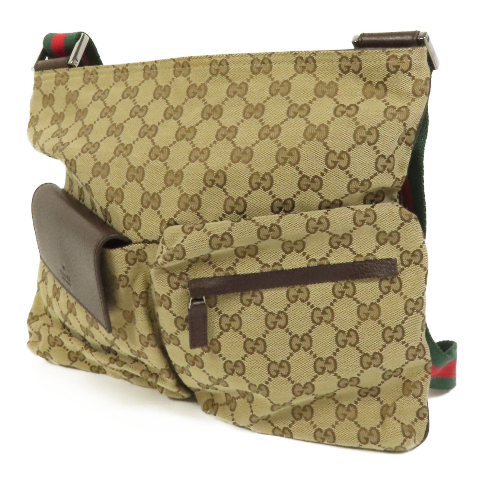 GUCCI 帆布Shoulder Bag肩背袋