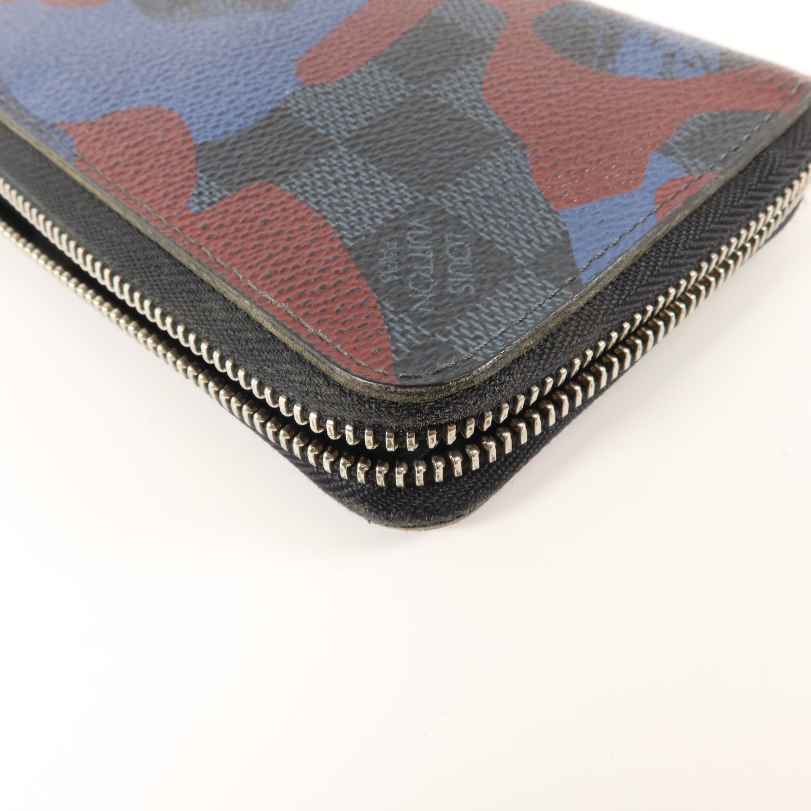 LOUIS VUITTON Damier Cobalt Zippy Wallet Vertical長錢包