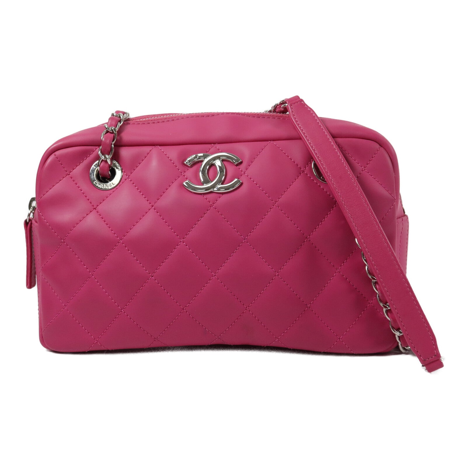 CHANEL Rubber Coco Rain Camera Bag鏈帶肩背袋