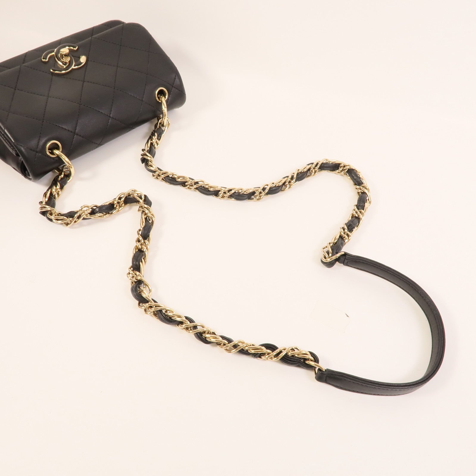 CHANEL 羊皮皮革Chain Shoulder肩背袋