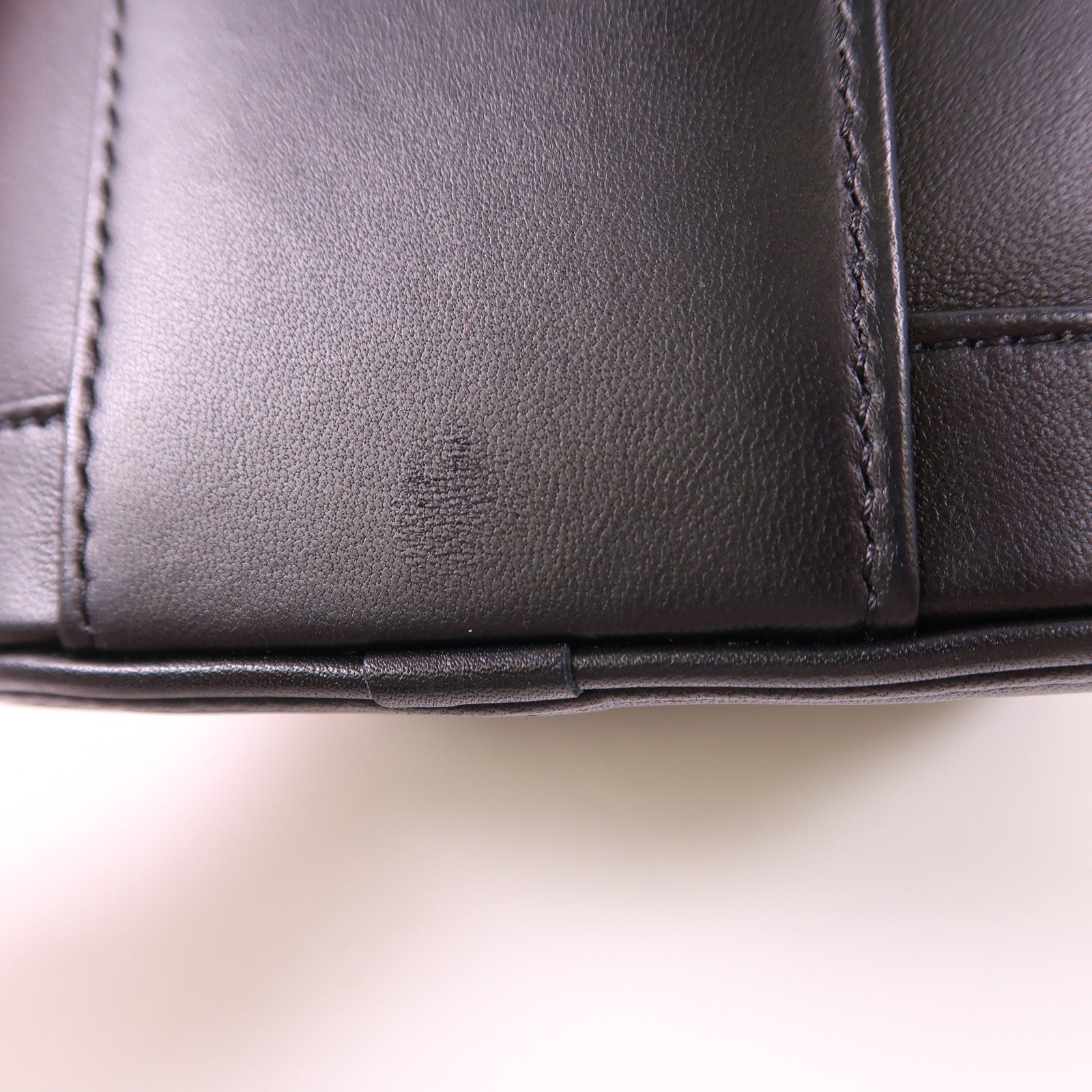 CHANEL CC GHW Vanity Case Chain 2 Way Bag AS0323 Calfskin Leather Black