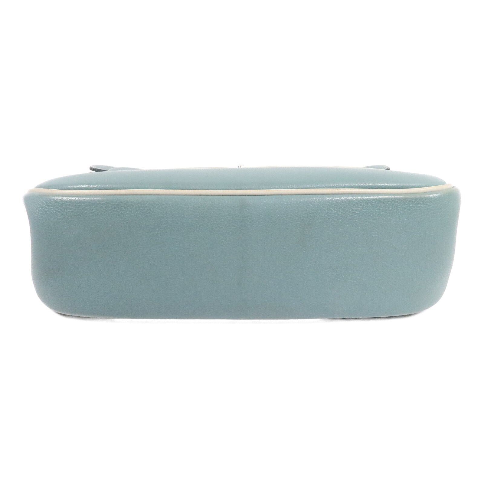HERMES Evercolor皮革Berline 28肩背袋Ciel/Gris Perle