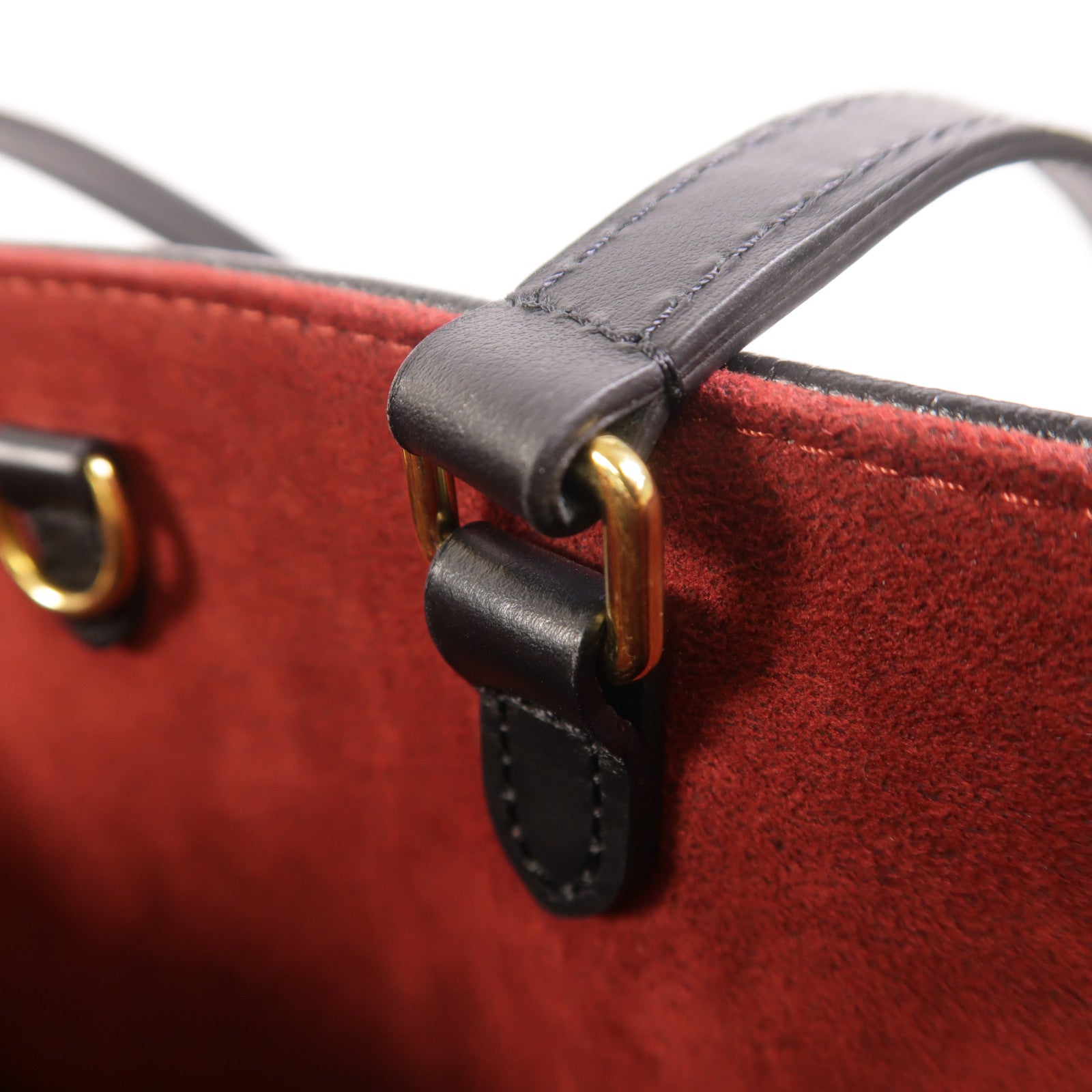 LOUIS VUITTON Monogram Empreinte On The Go MM金扣手挽肩背兩用袋