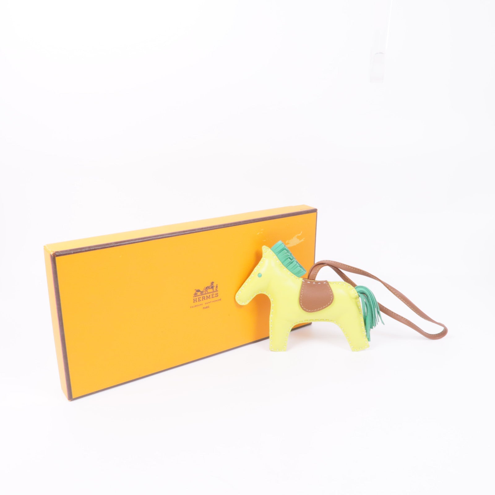 HERMES Milo皮革Rodeo MM掛飾