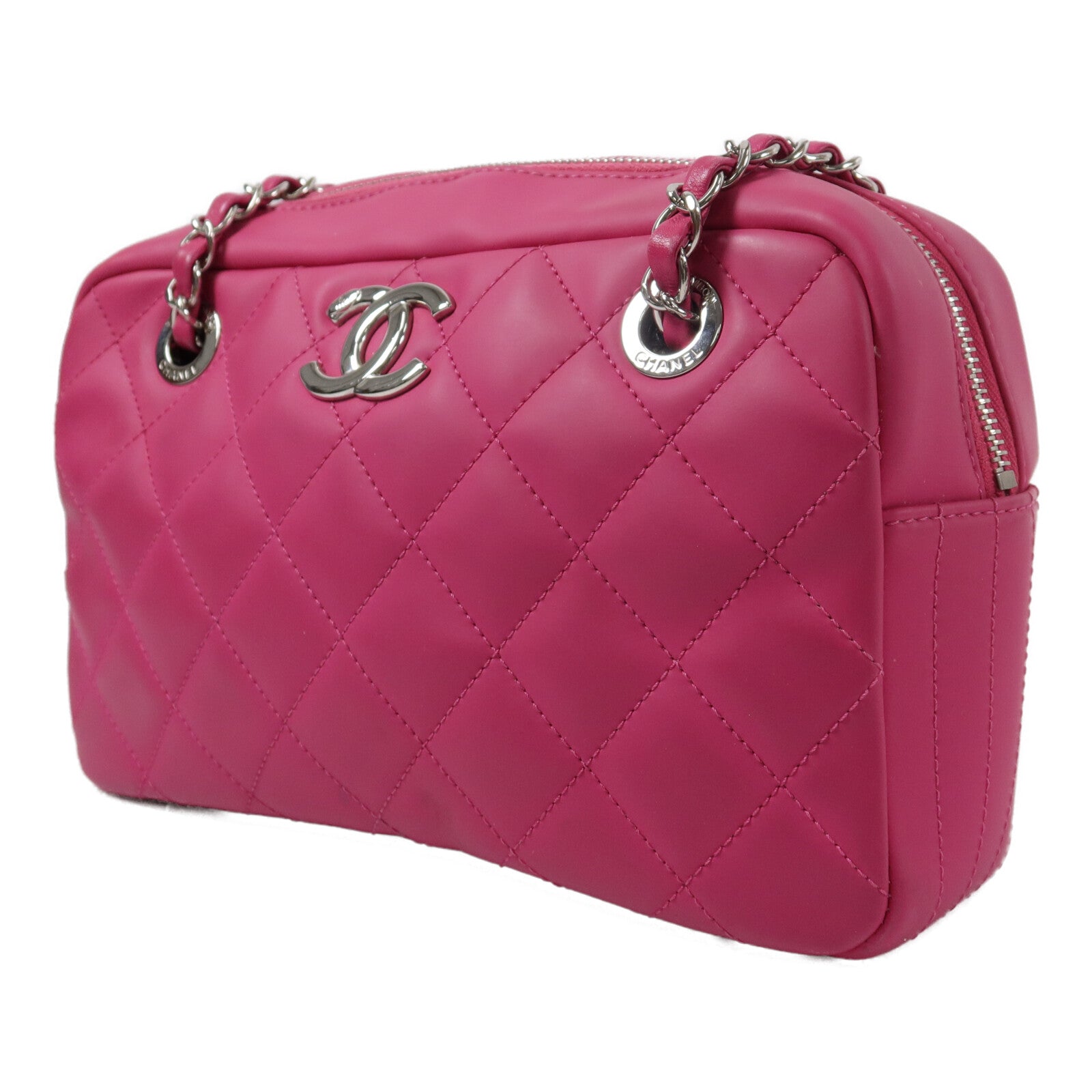 CHANEL Rubber Coco Rain Camera Bag鏈帶肩背袋
