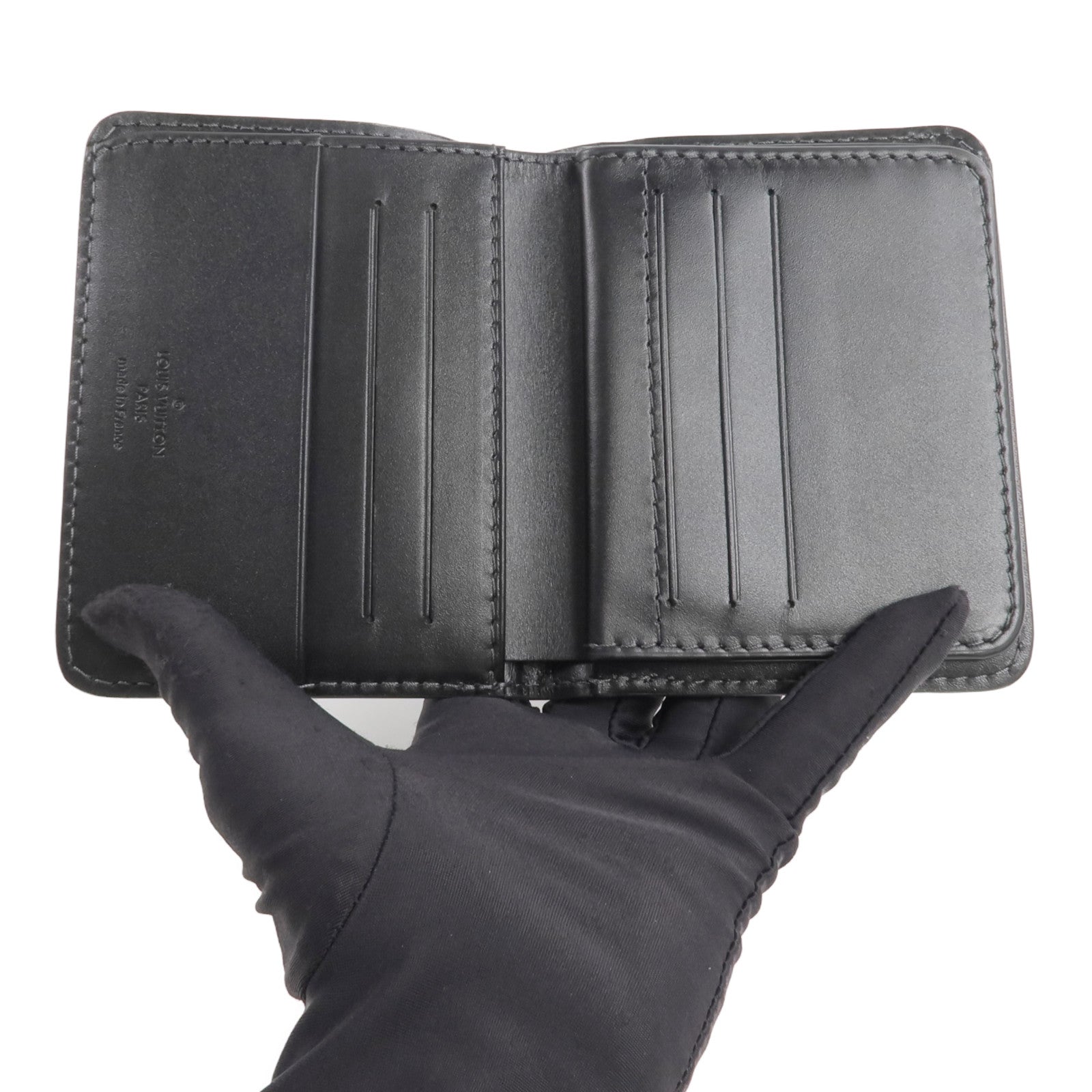 LOUIS VUITTON 牛皮皮革Utah Flap Wallet錢包