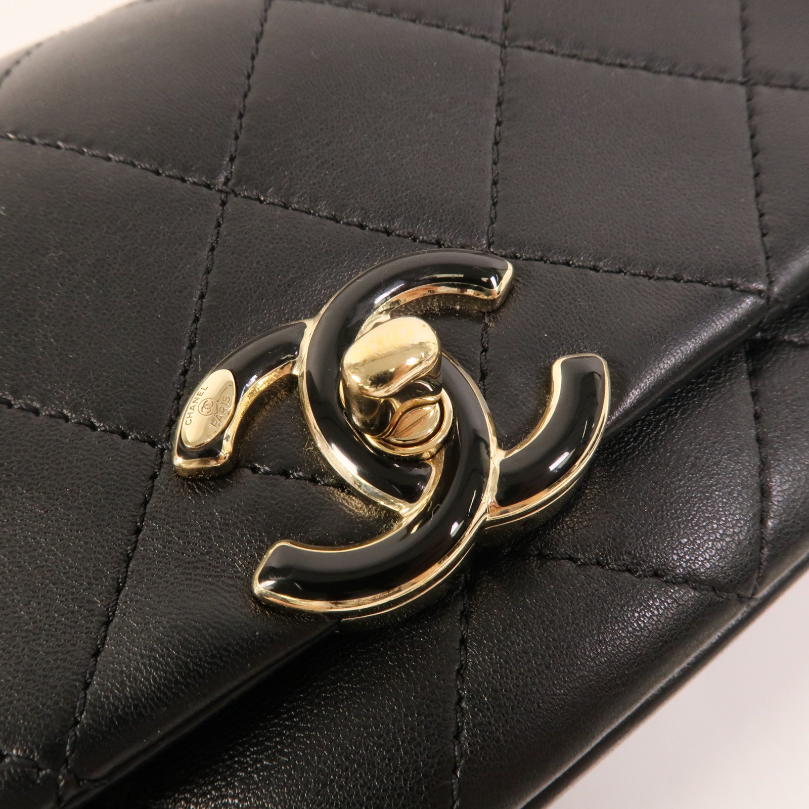 CHANEL 羊皮皮革Chain Shoulder肩背袋