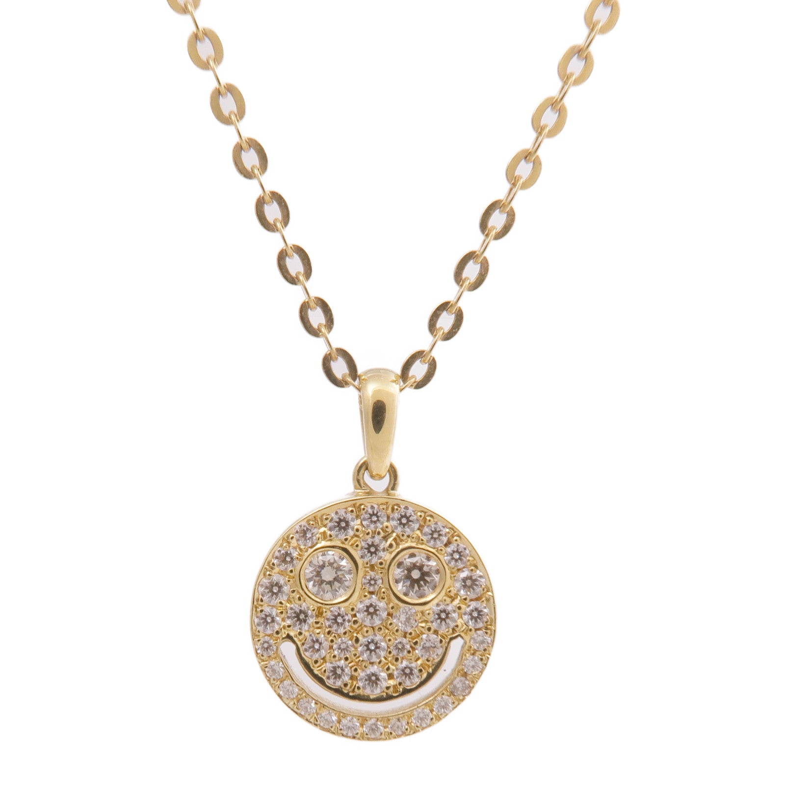 JEWELRY 18K黃金Diamond Necklace鑽石項鍊