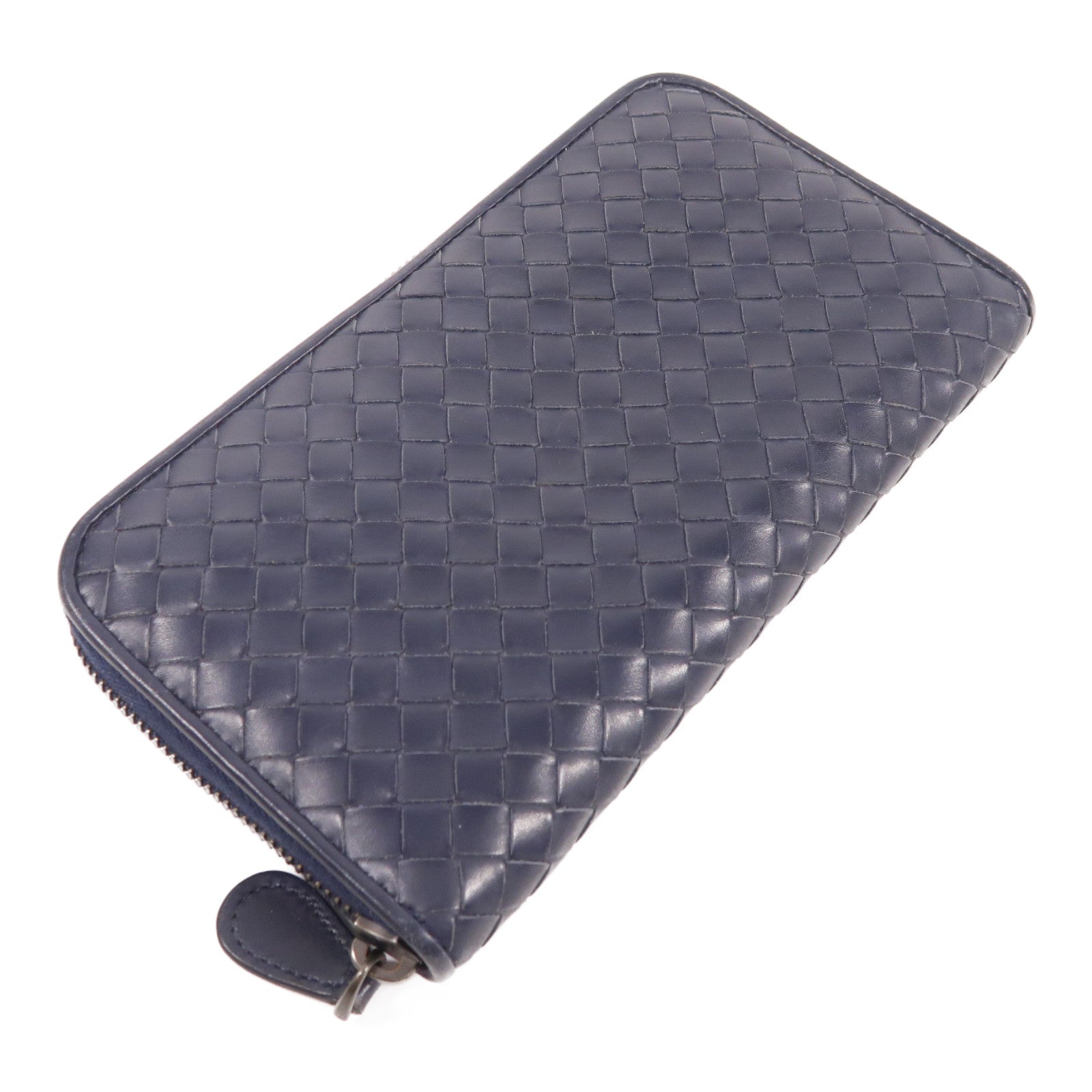 BOTTEGA VENETA 羊皮皮革Zipper Long Wallet金扣長錢包