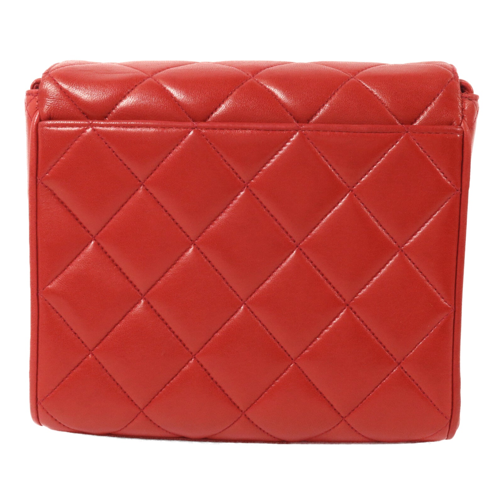 CHANEL 羊皮皮革Vintage Quilted CC Flap Shoulder Bag肩背袋