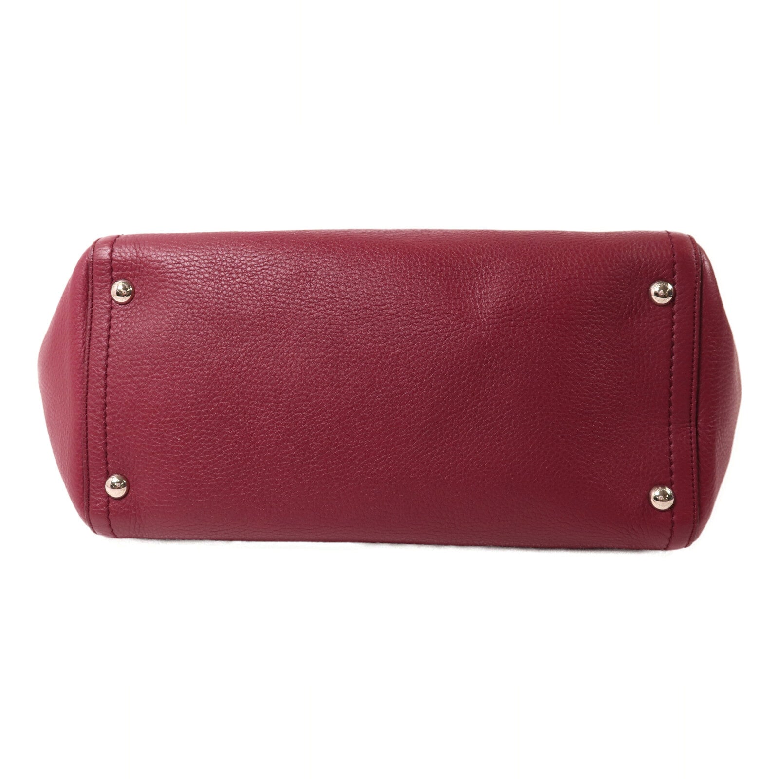 Salvatore Ferragamo 牛皮皮革Shoulder Bag銀扣肩背袋