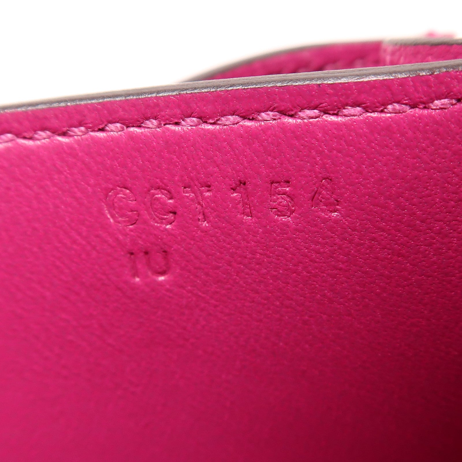 HERMES【激減優惠】 Evercolor皮革Constance Mini銀扣肩背袋L3 Rose Purple