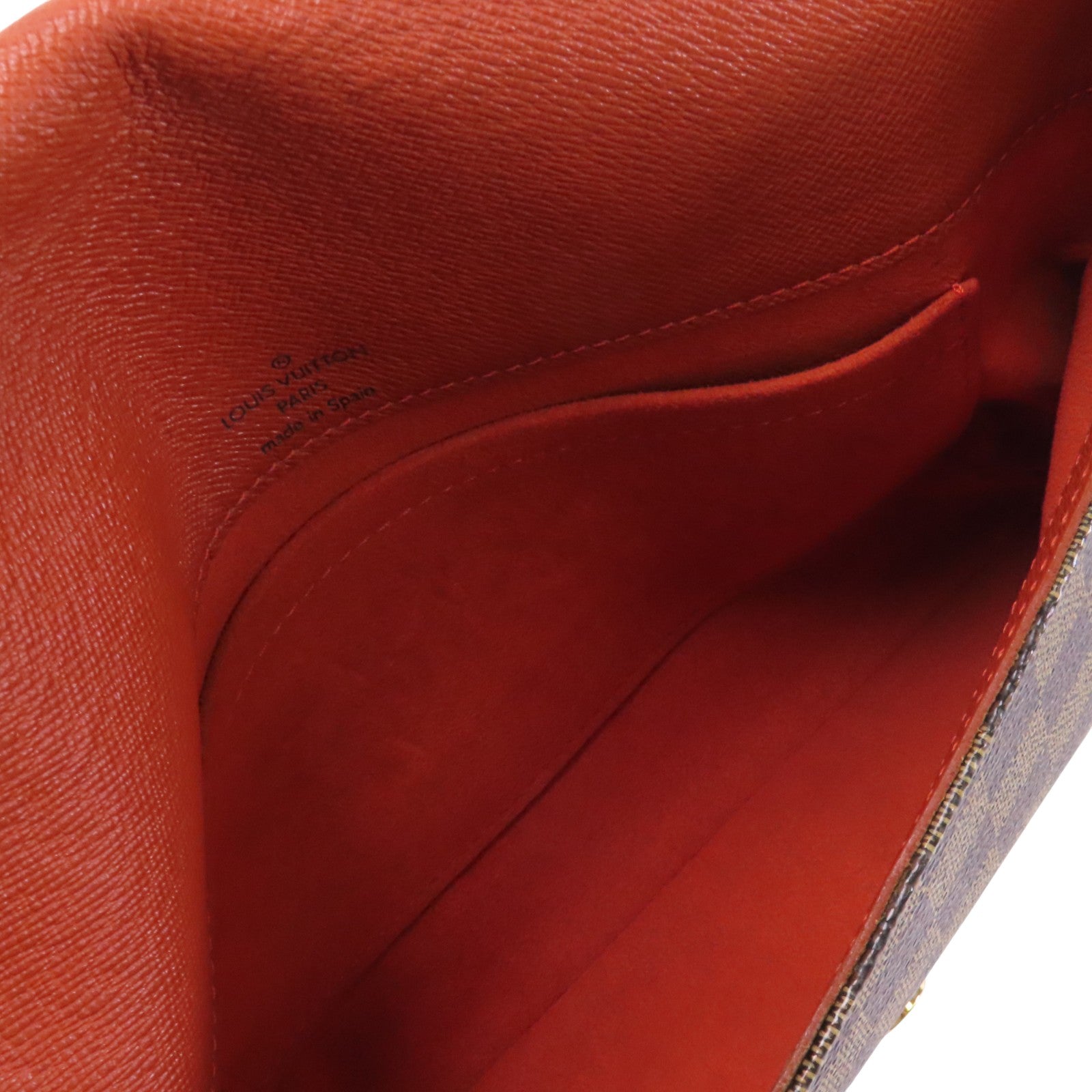 LOUIS VUITTON Damier Ebene Musette Tango金扣肩背袋