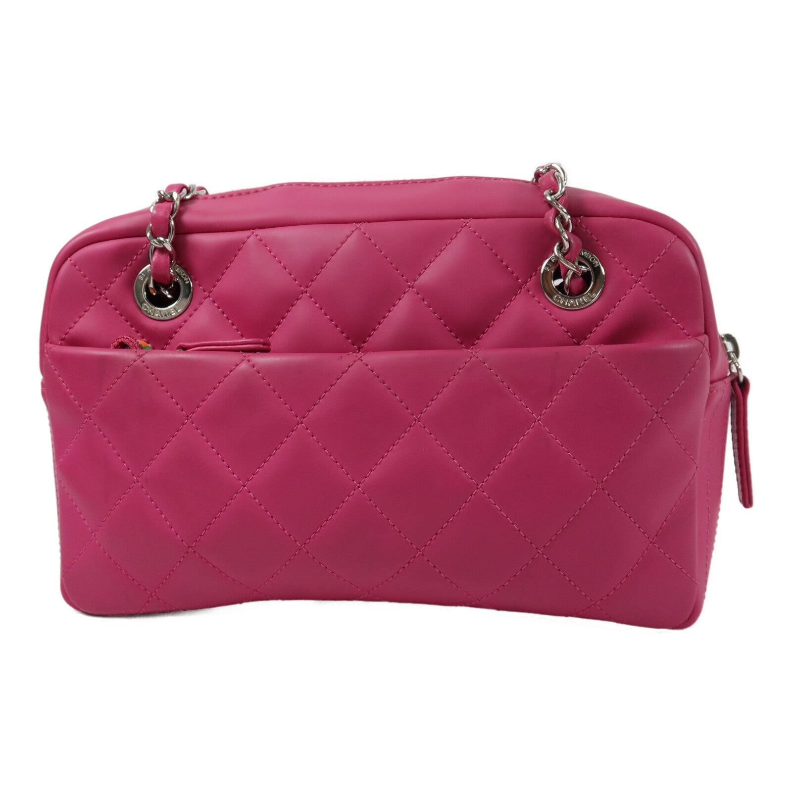 CHANEL Rubber Coco Rain Camera Bag鏈帶肩背袋
