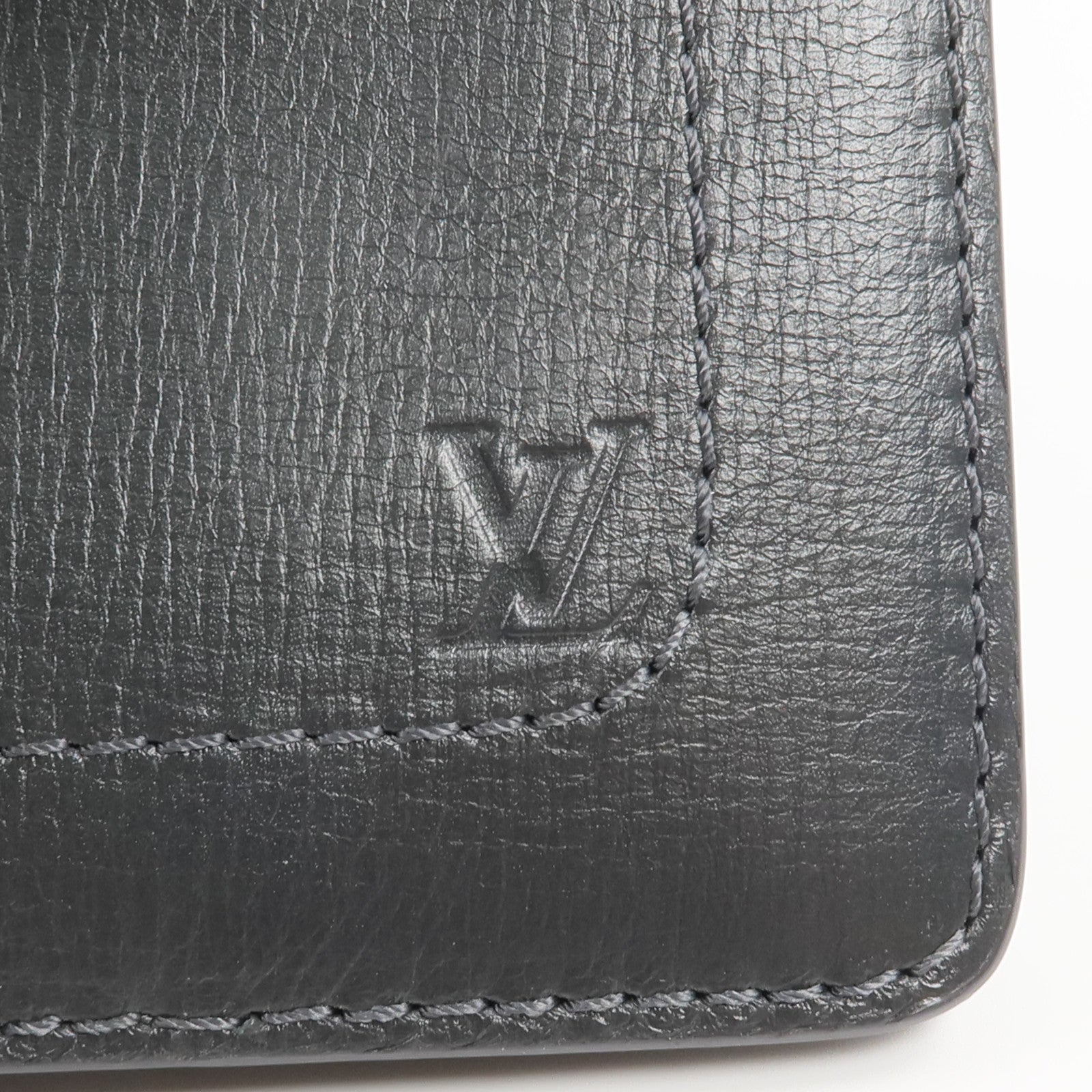 LOUIS VUITTON 牛皮皮革Utah Flap Wallet錢包