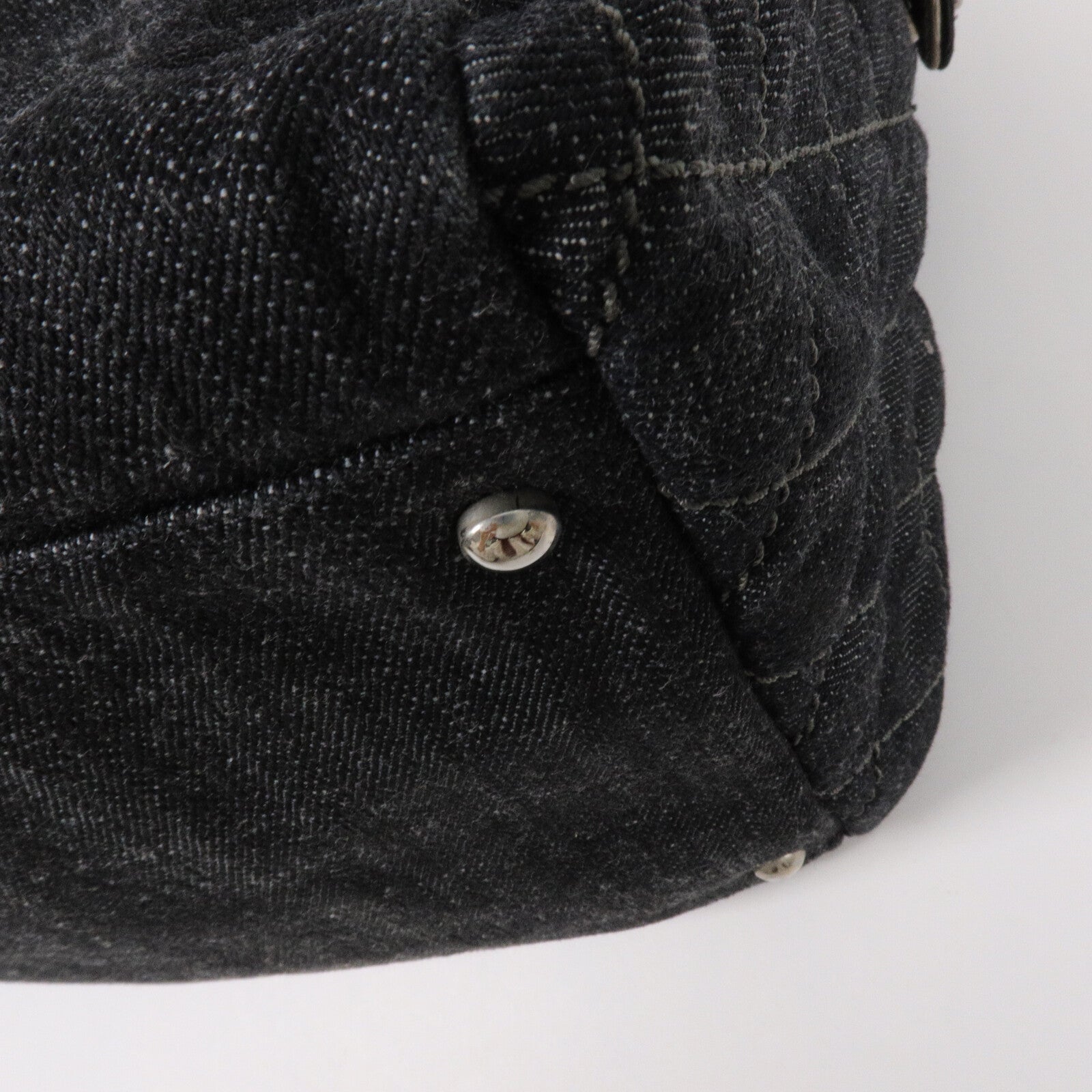 CHANEL 帆布/牛仔布Chain Shoulder鏈帶肩背袋