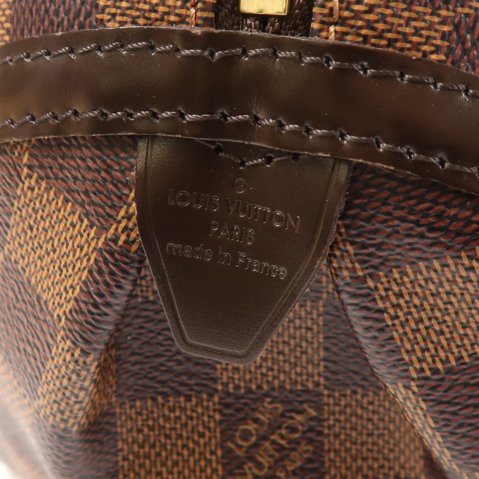LOUIS VUITTON Damier Rivington金扣肩背袋
