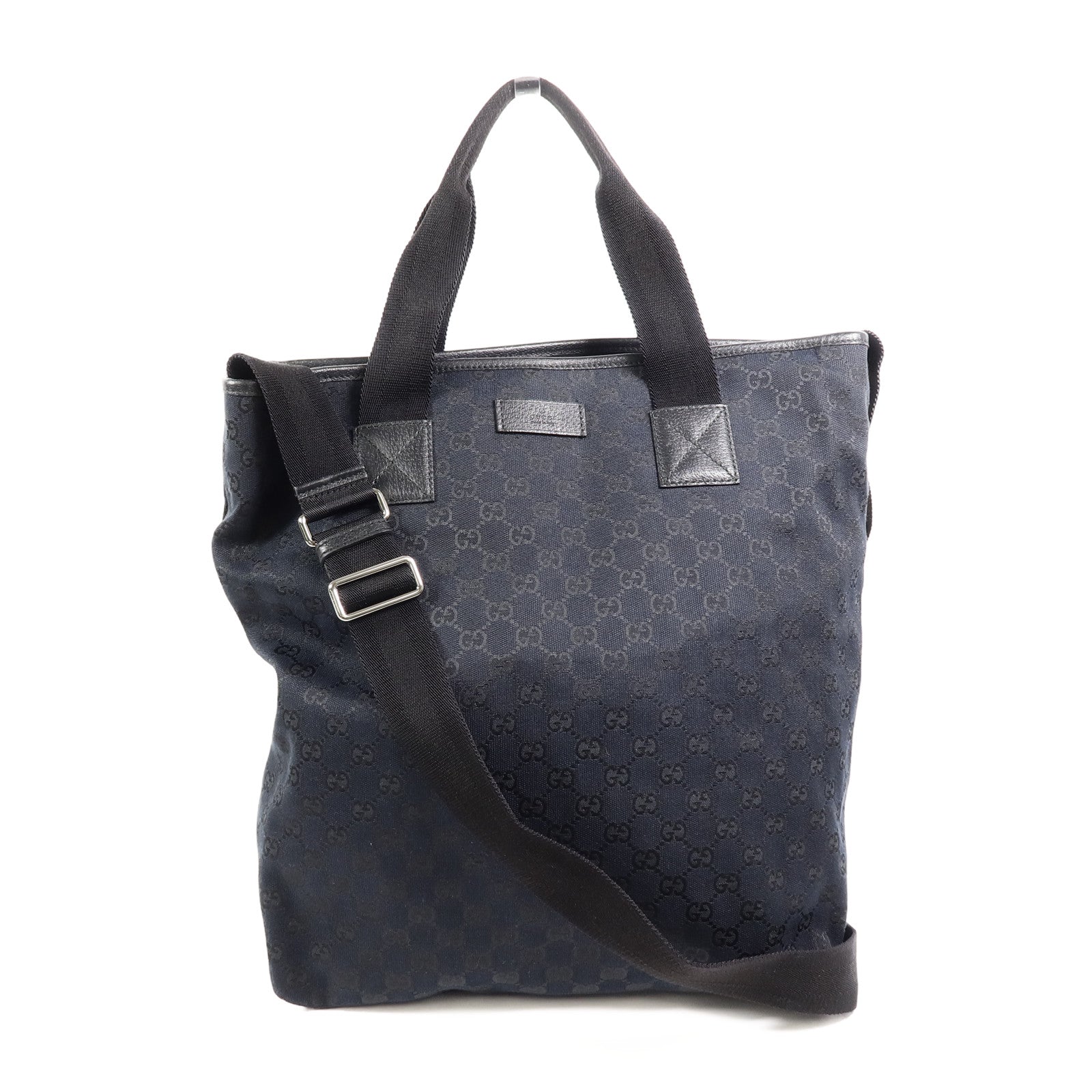 GUCCI 帆布2Way Shoulder手挽肩背兩用袋