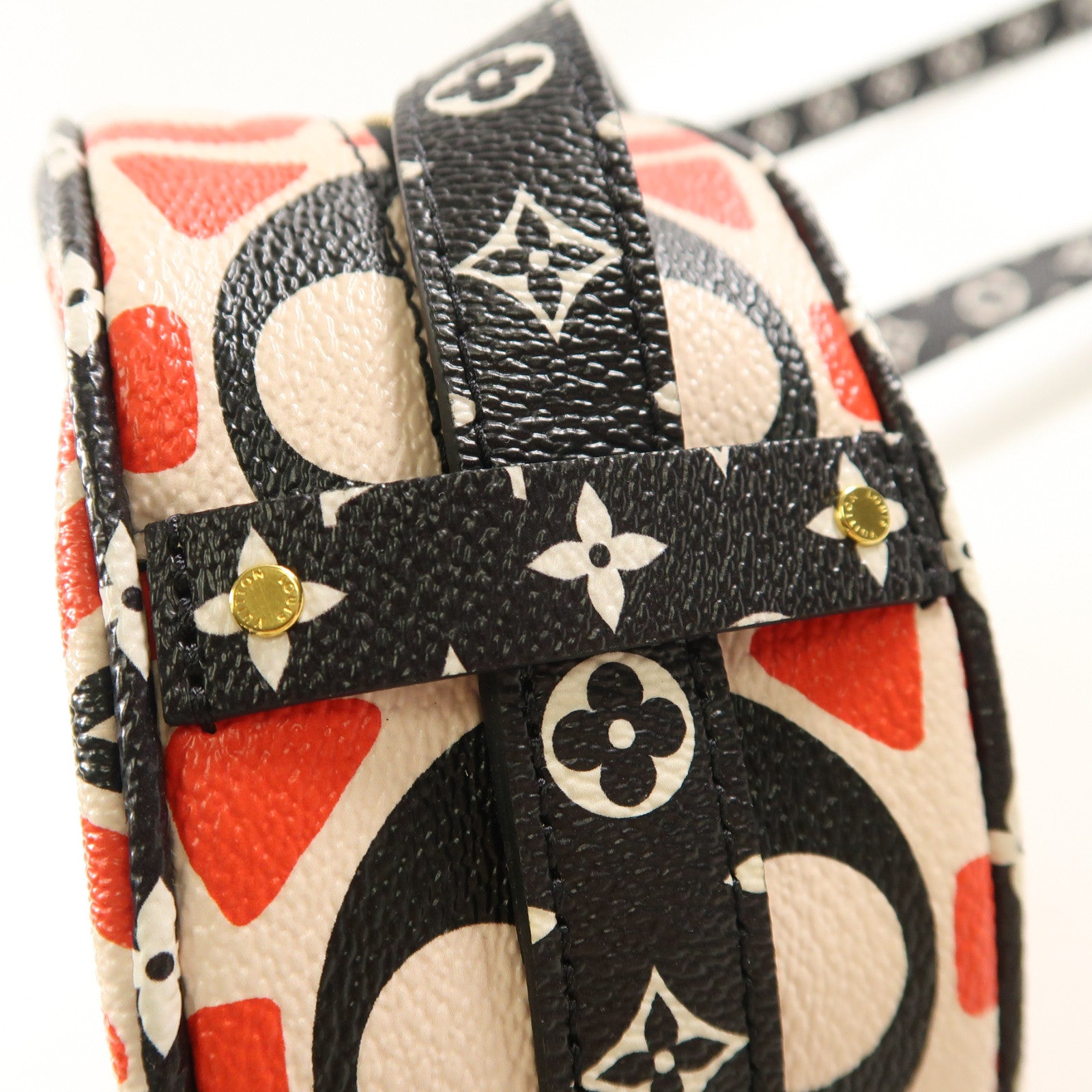 LOUIS VUITTON (PRICE DOWN) LV GHW Boite Chapeau Shoulder Bag Crossbody M45366 Crafty Red