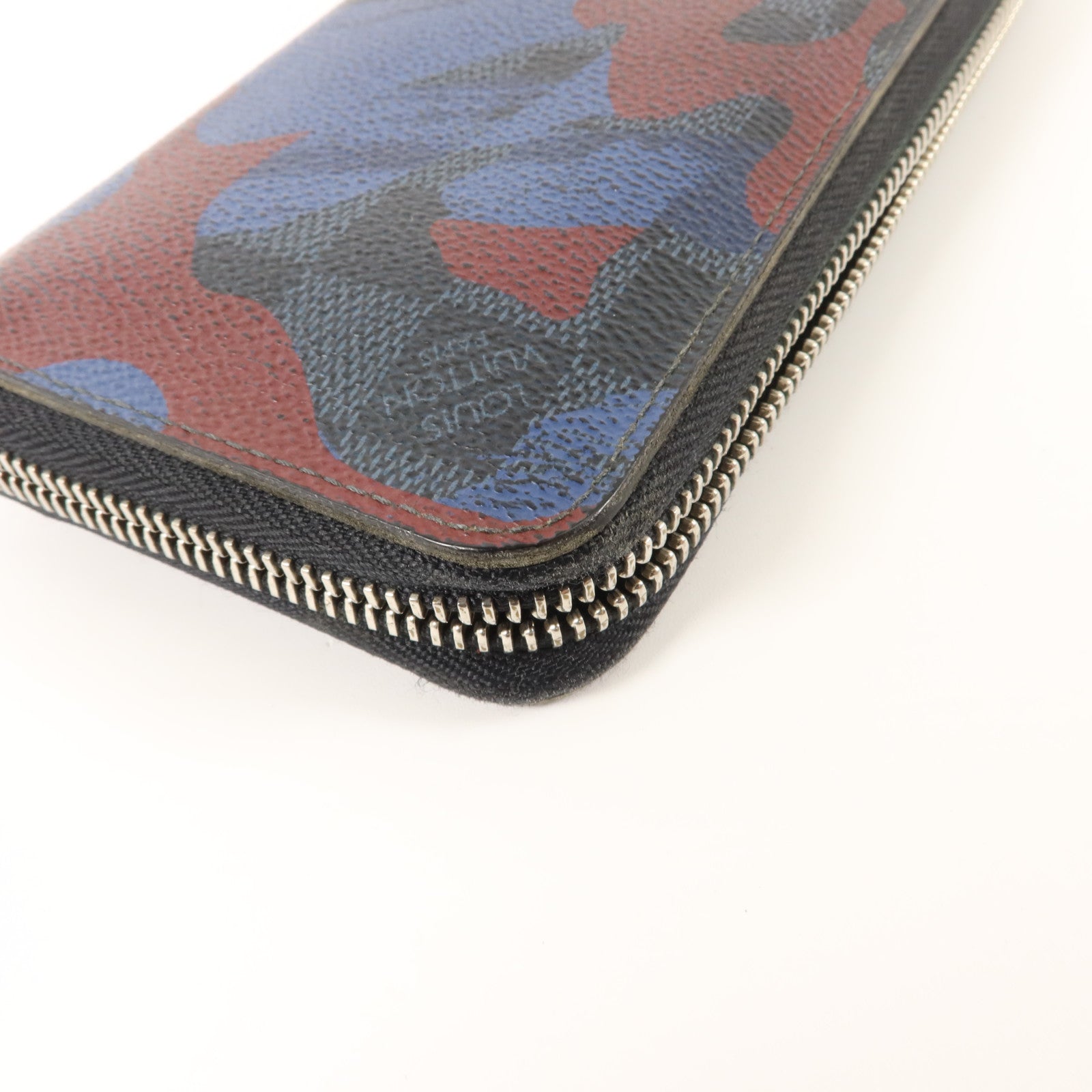 LOUIS VUITTON Damier Cobalt Zippy Wallet Vertical長錢包