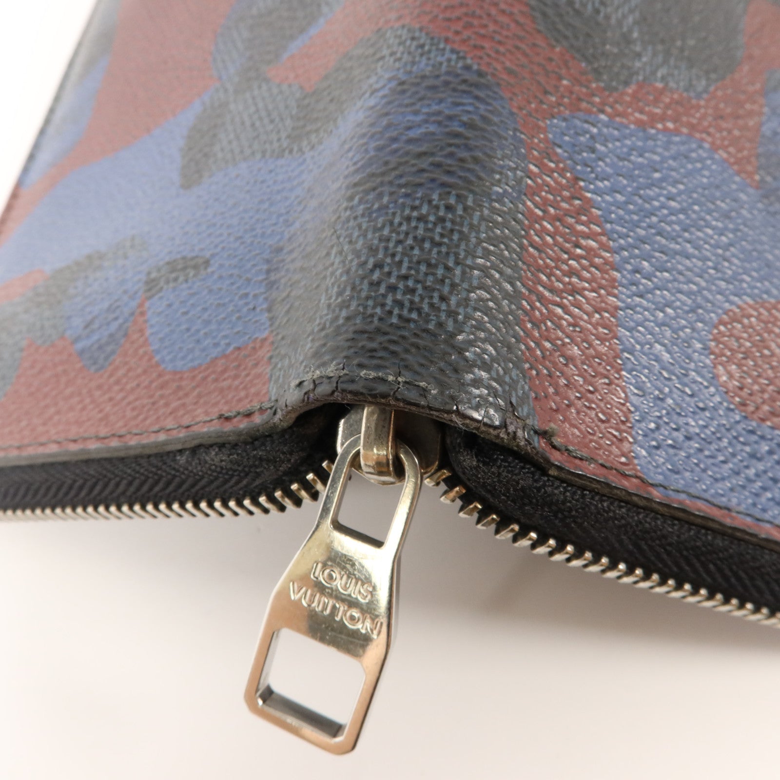 LOUIS VUITTON Damier Cobalt Zippy Wallet Vertical長錢包
