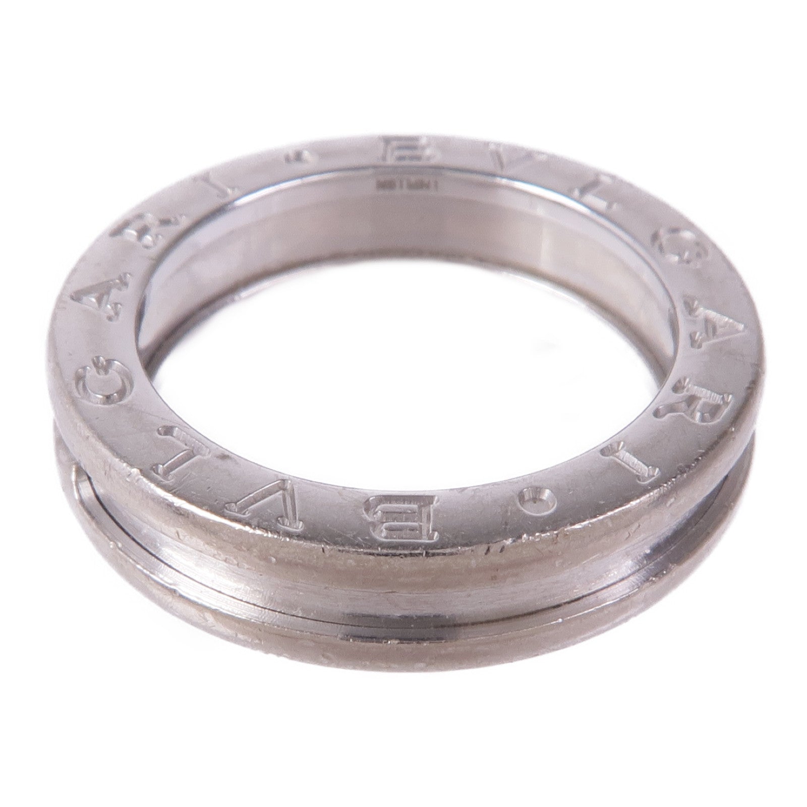 BVLGARI【激減優惠】 18K白金B-zero1 1 Band戒指Bvlgari#51/US#5.5