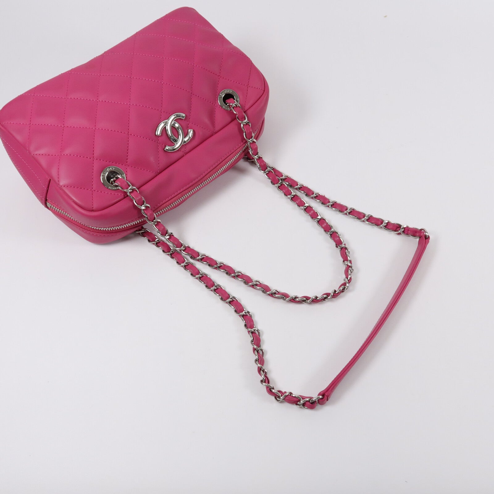 CHANEL Rubber Coco Rain Camera Bag鏈帶肩背袋