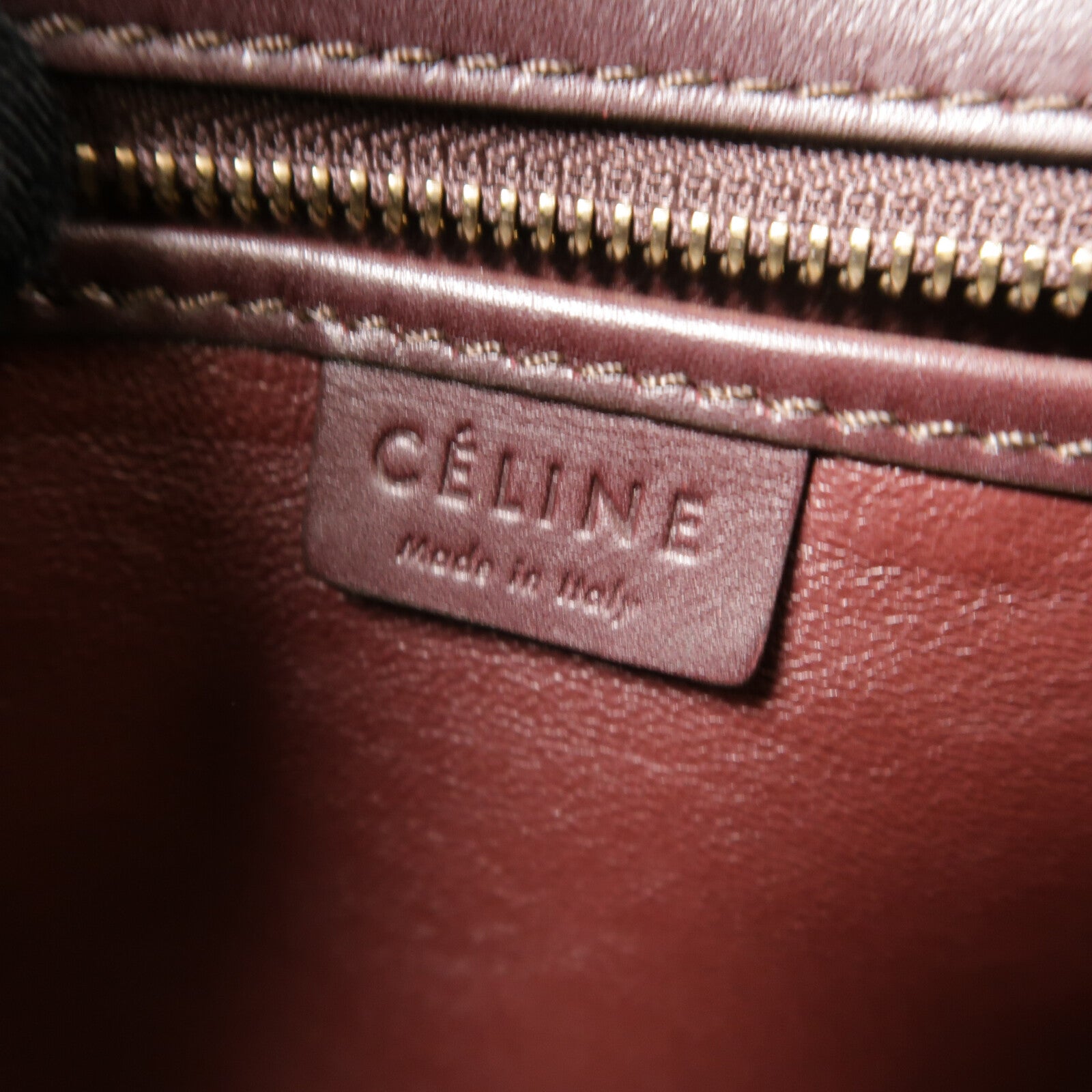 CELINE 蛇皮皮革Mirco Luggage手挽肩背兩用袋