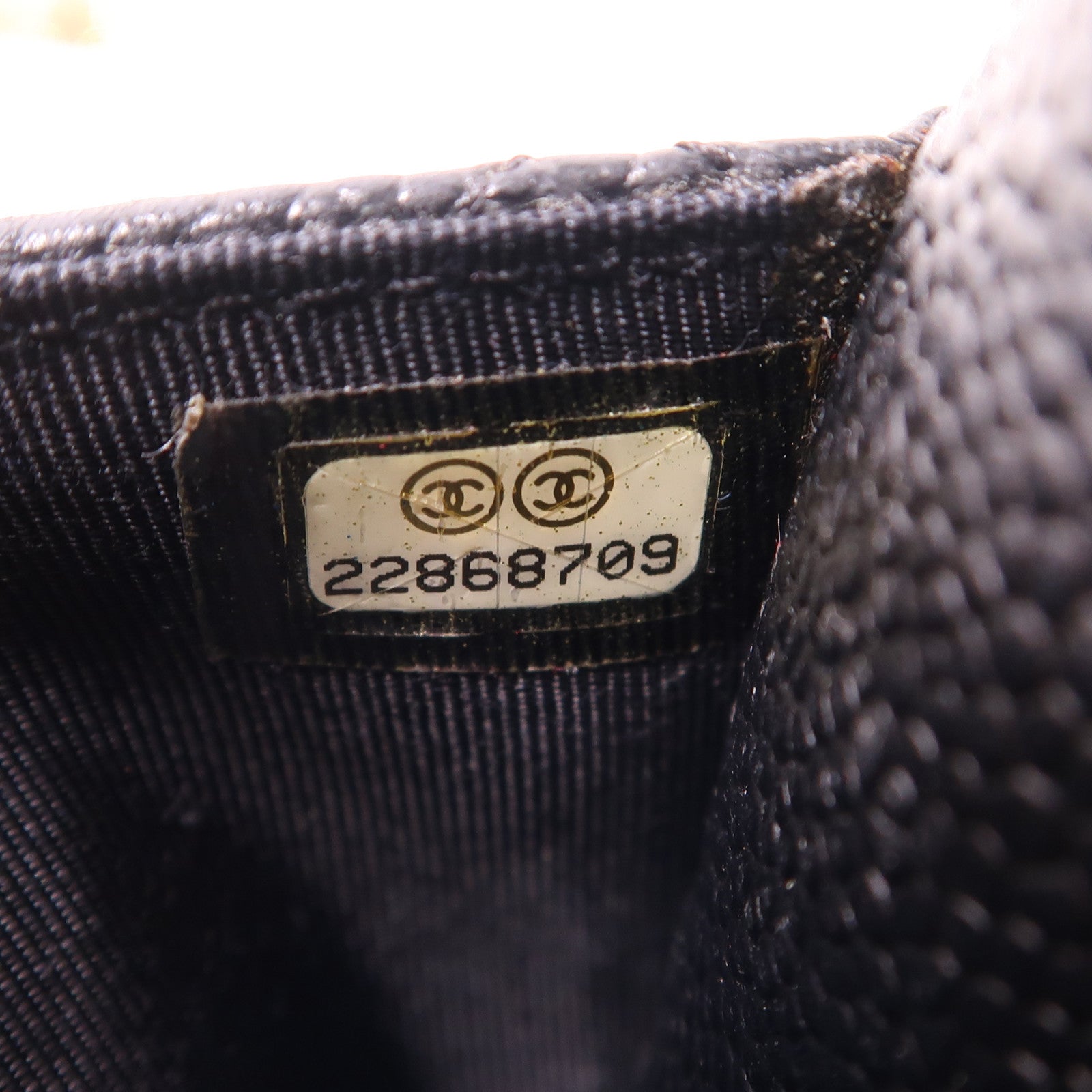 CHANEL 牛皮皮革WOC Wallet On Chain Shoulder Bag金扣鏈帶肩背袋
