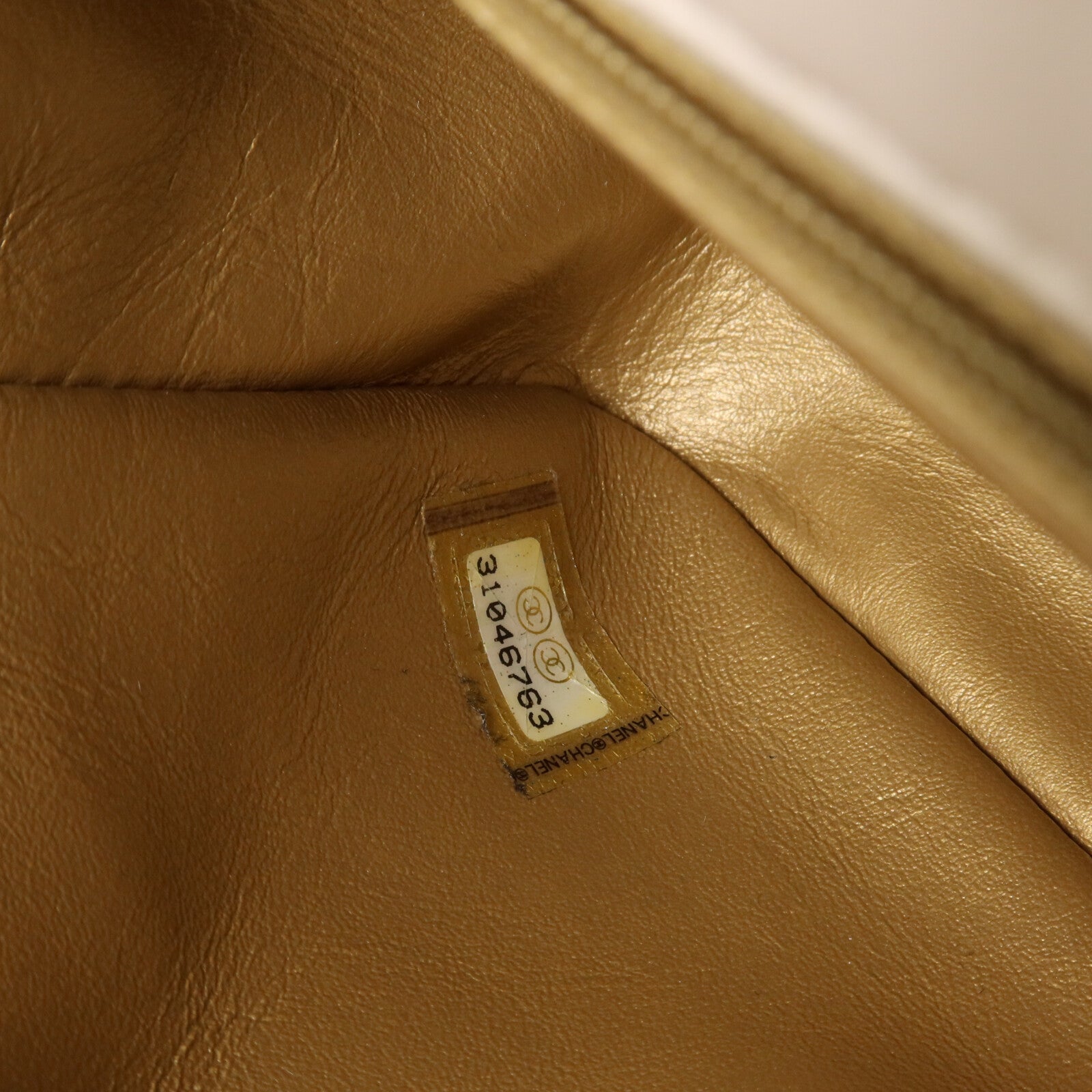 CHANEL 羊皮皮革Classic 20 Gold Ball鏈帶肩背袋