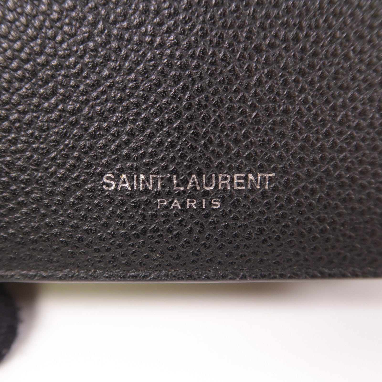 SAINT LAURENT 牛皮皮革Wallet銀扣錢包