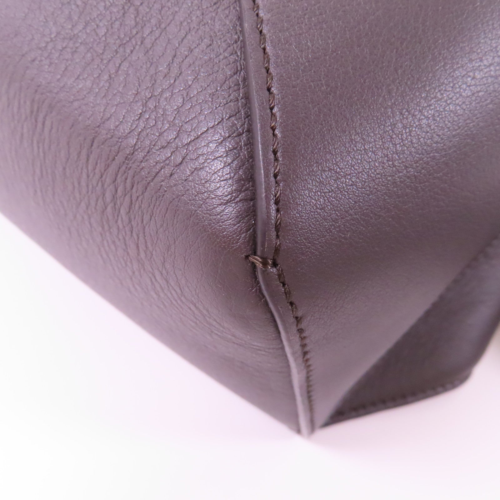 LOEWE 牛皮皮革Small Puzzle銀扣肩背袋灰色