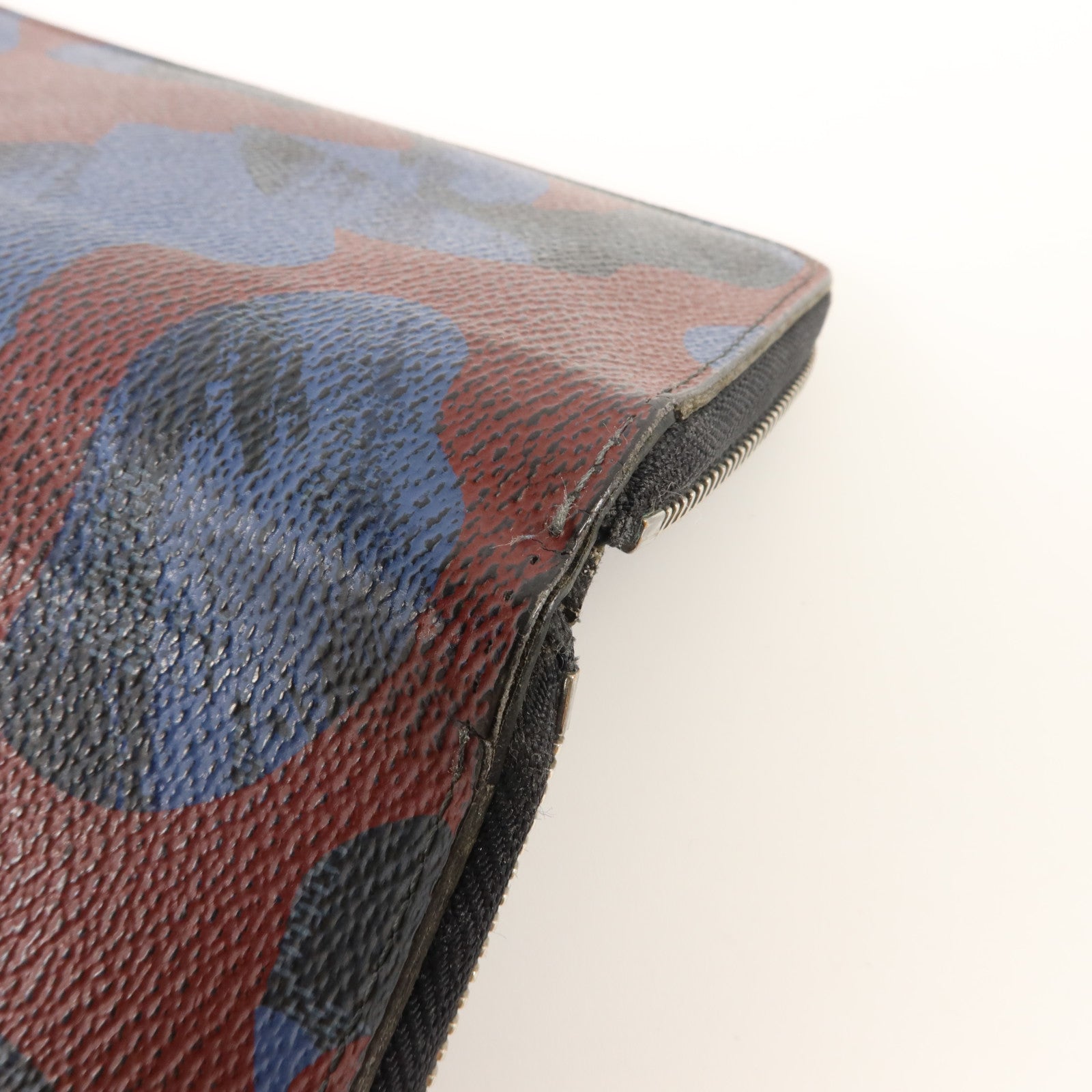 LOUIS VUITTON Damier Cobalt Zippy Wallet Vertical長錢包