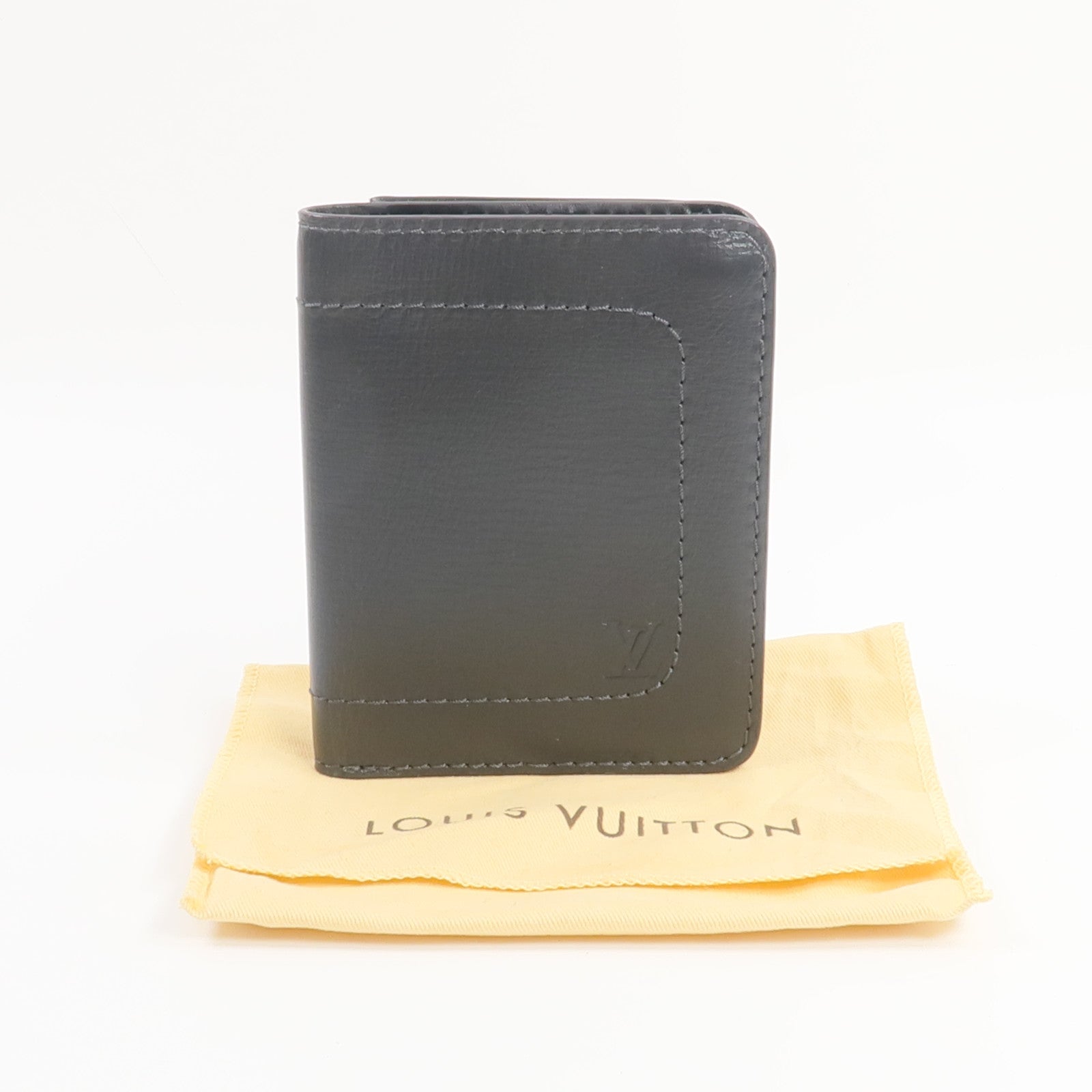 LOUIS VUITTON 牛皮皮革Utah Flap Wallet錢包