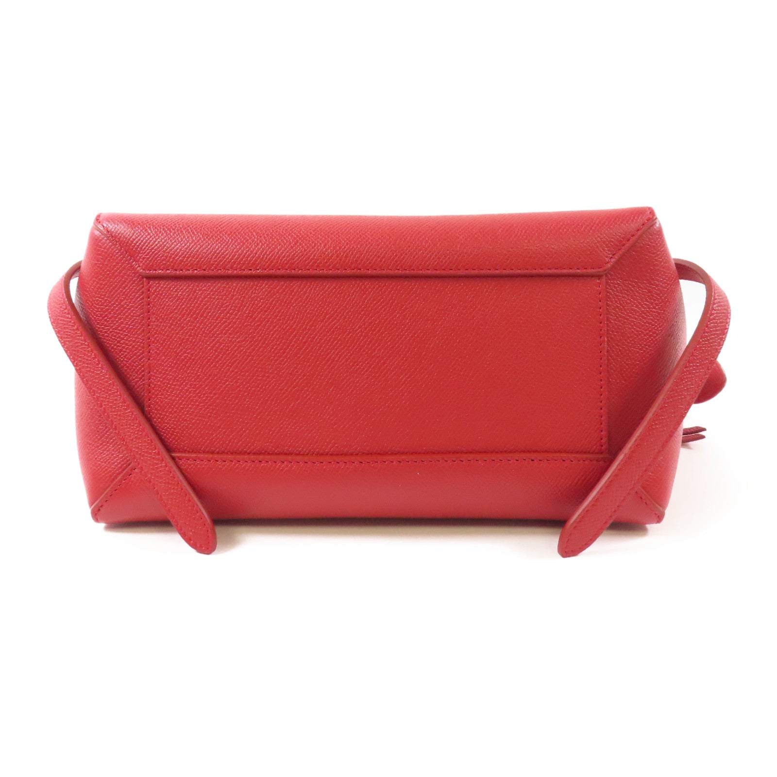 CELINE 牛皮皮革Micro Belt Bag銀扣手挽肩背兩用袋