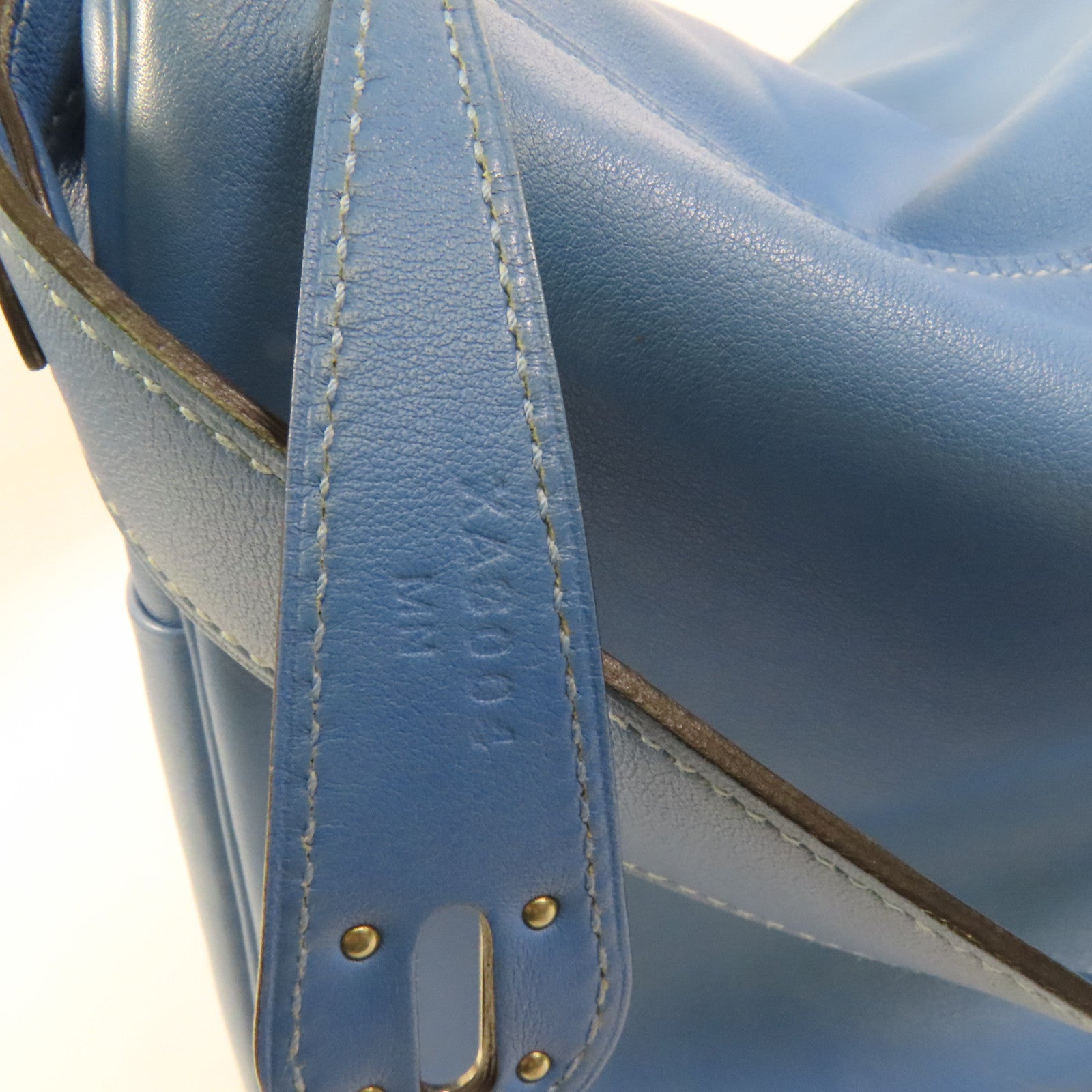 HERMES Swift皮革Lindy 26銀扣手挽肩背兩用袋Bleu Pardis
