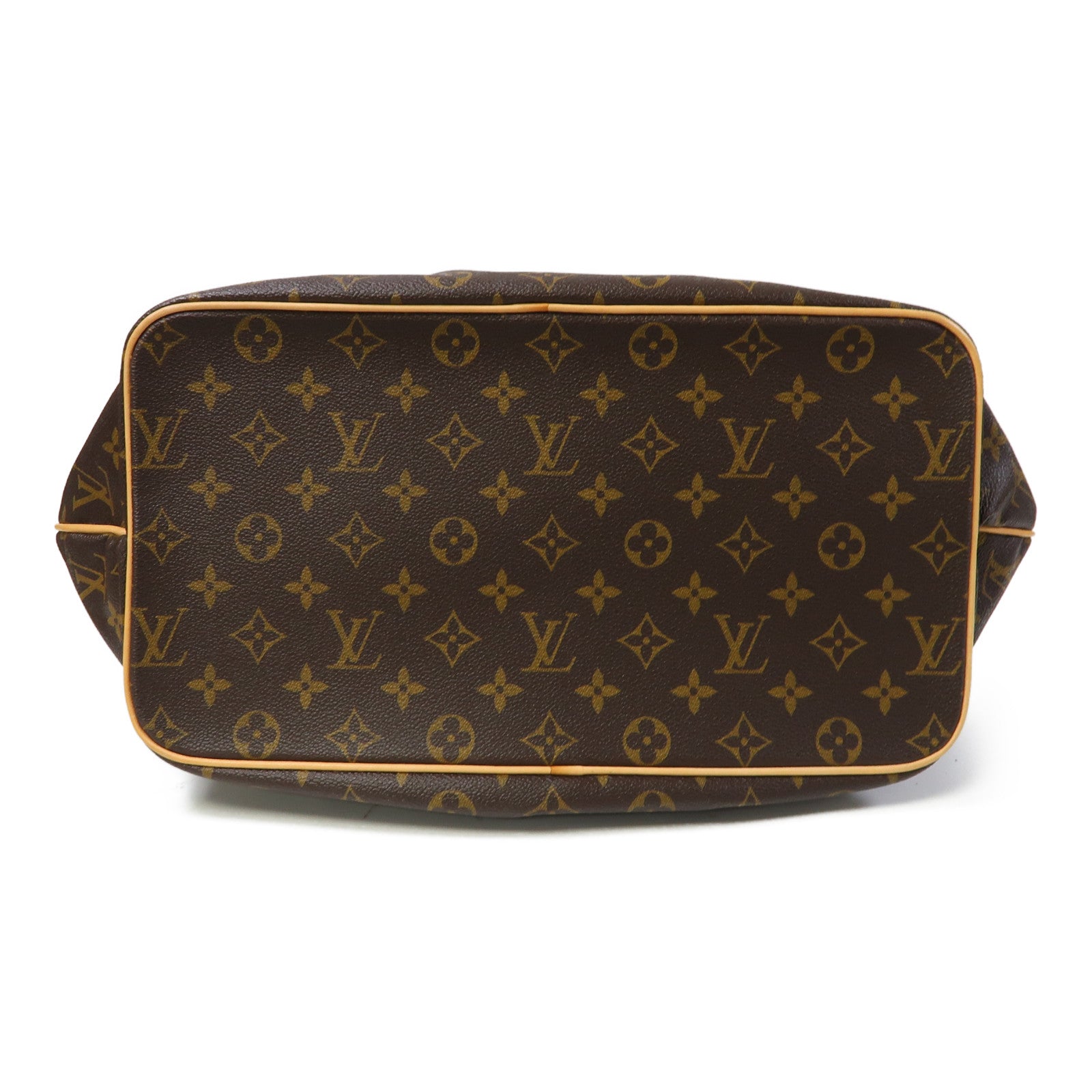LOUIS VUITTON Monogram Palermo GM金扣手挽肩背兩用袋啡色