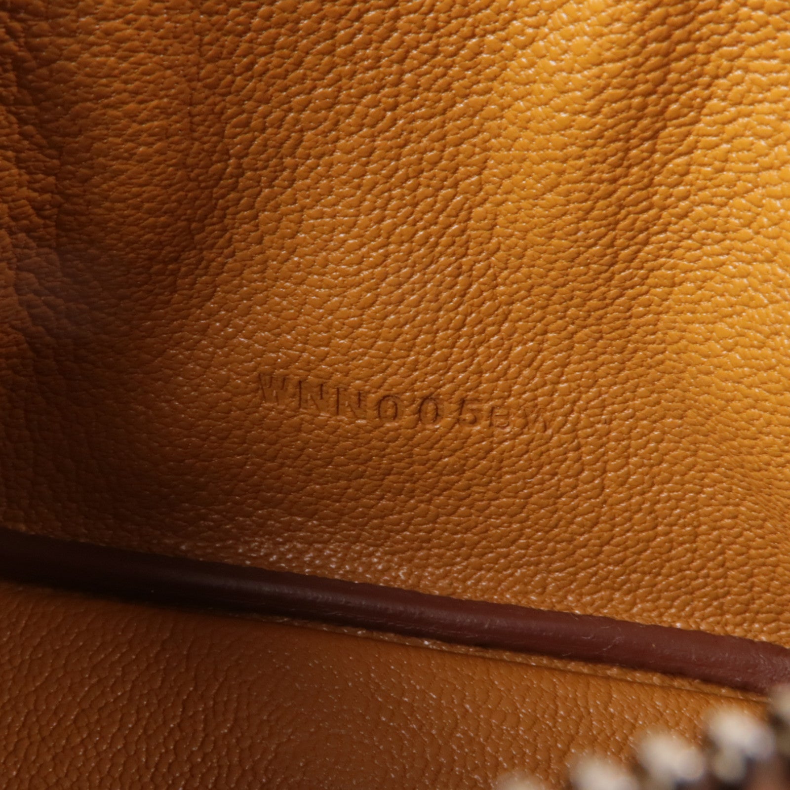 HERMES PHW Bolide Shark Charm Veau Swift Leather Gold Brown