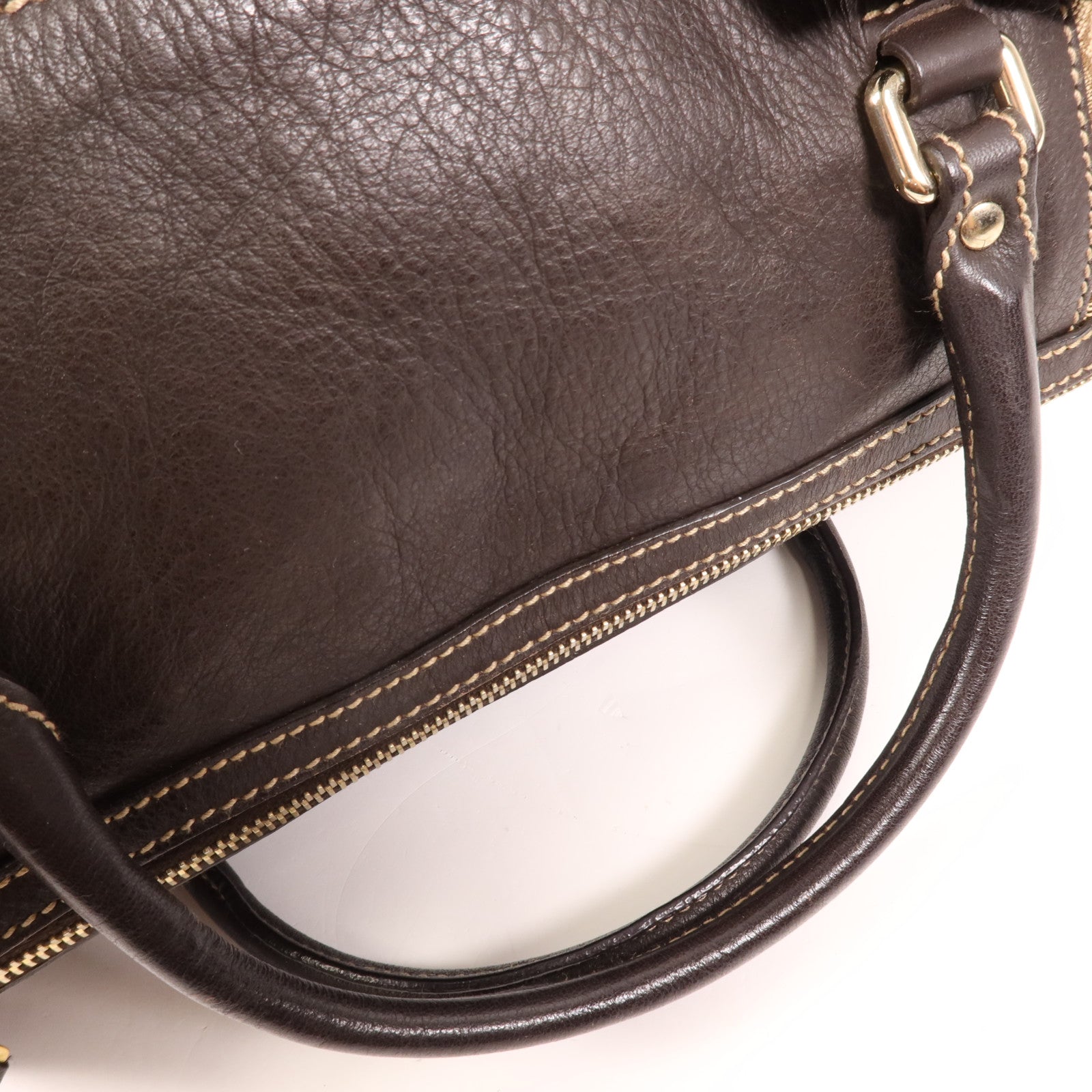 GUCCI 帆布Trophy金扣手挽袋