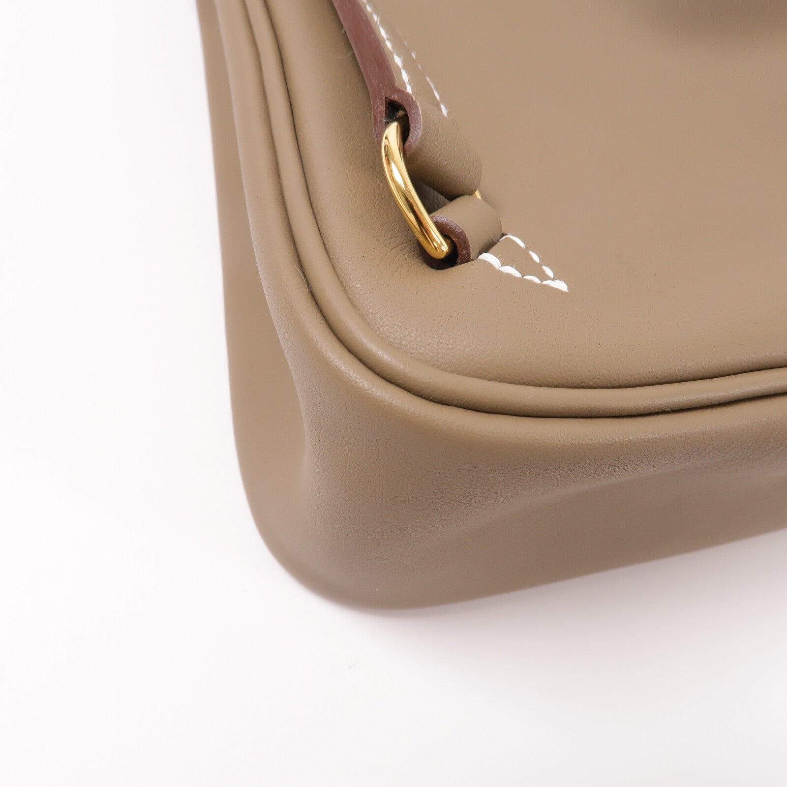 HERMES Swift皮革Kelly Jump背包Etoupe