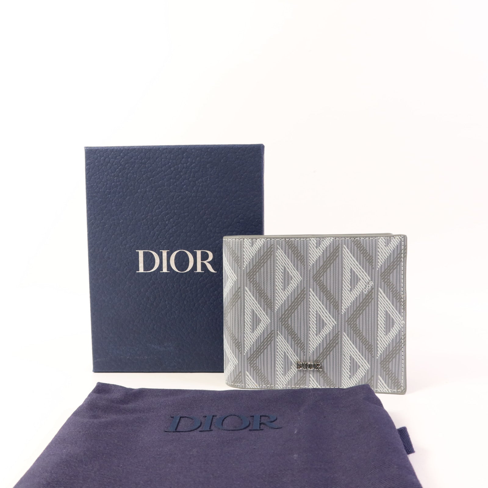 Dior 【激減優惠】塗層帆布Bifold Wallet錢包