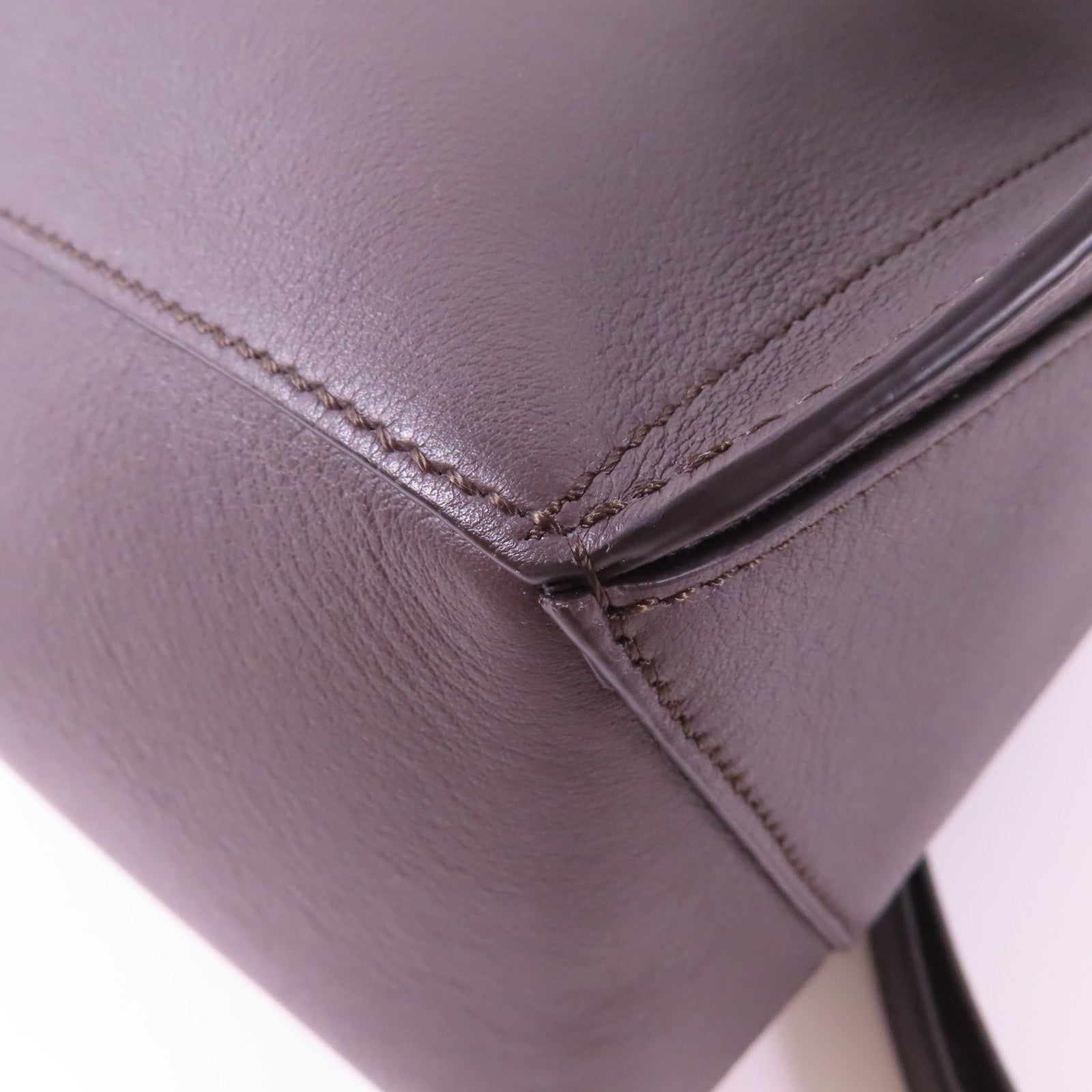 LOEWE 牛皮皮革Small Puzzle銀扣肩背袋灰色
