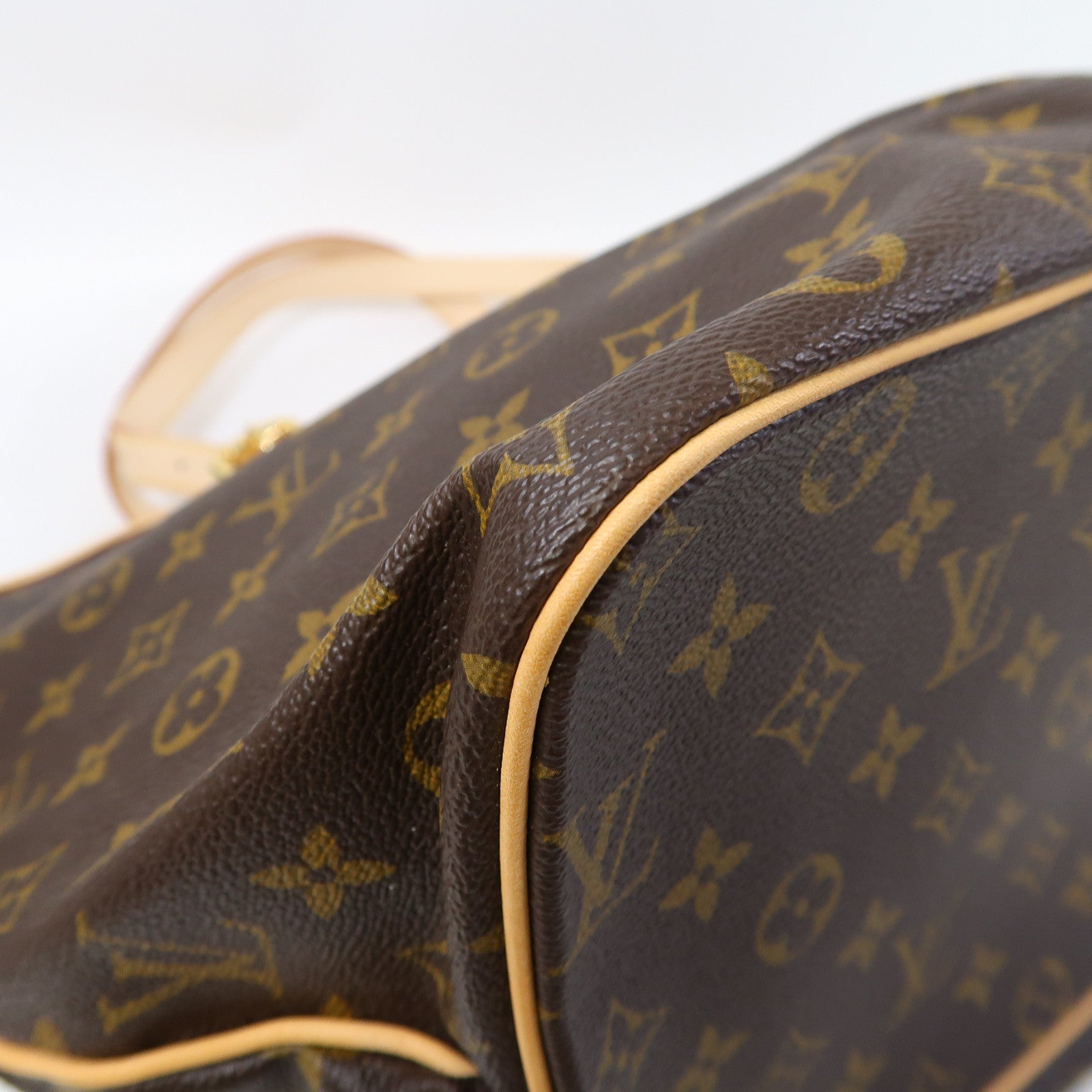 LOUIS VUITTON Monogram Palermo GM金扣手挽肩背兩用袋啡色
