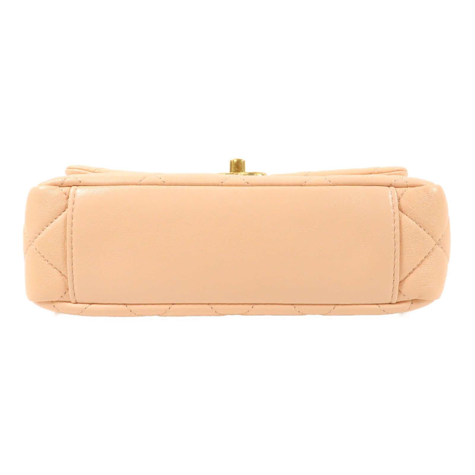 CHANEL 牛皮皮革CoCo Crush Handle Bag金扣鏈帶手挽肩背兩用袋