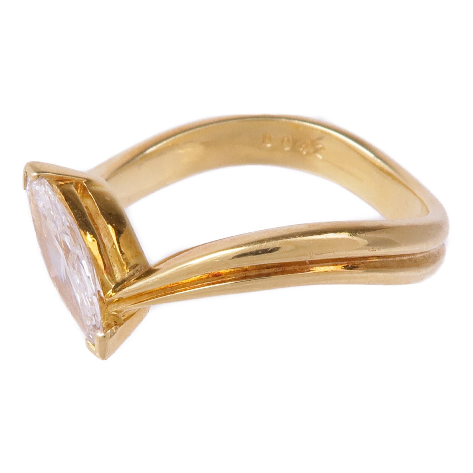 JEWELRY 18K黃金Diamond Ring鑽石戒指US#6.5