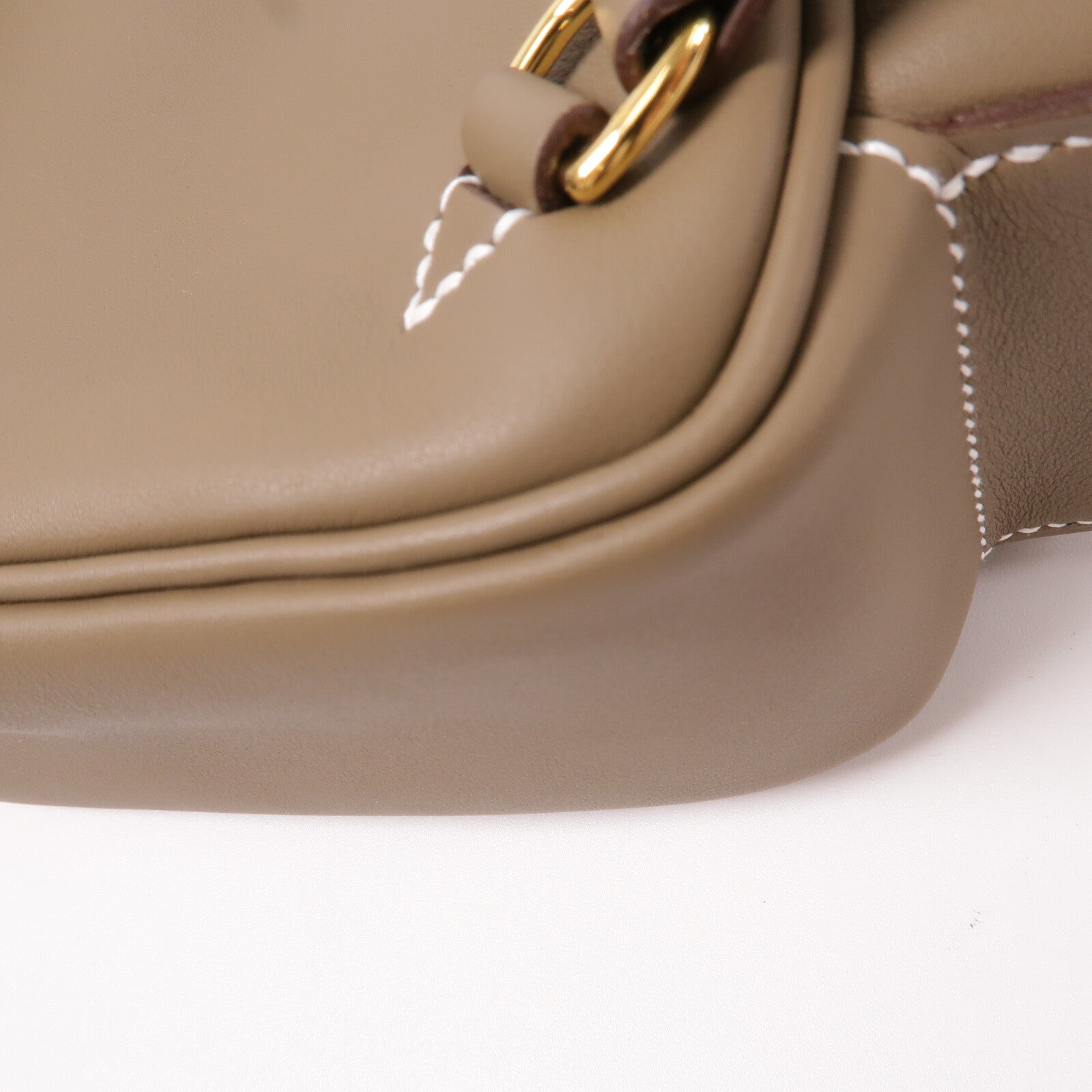HERMES Swift皮革Kelly Jump背包Etoupe